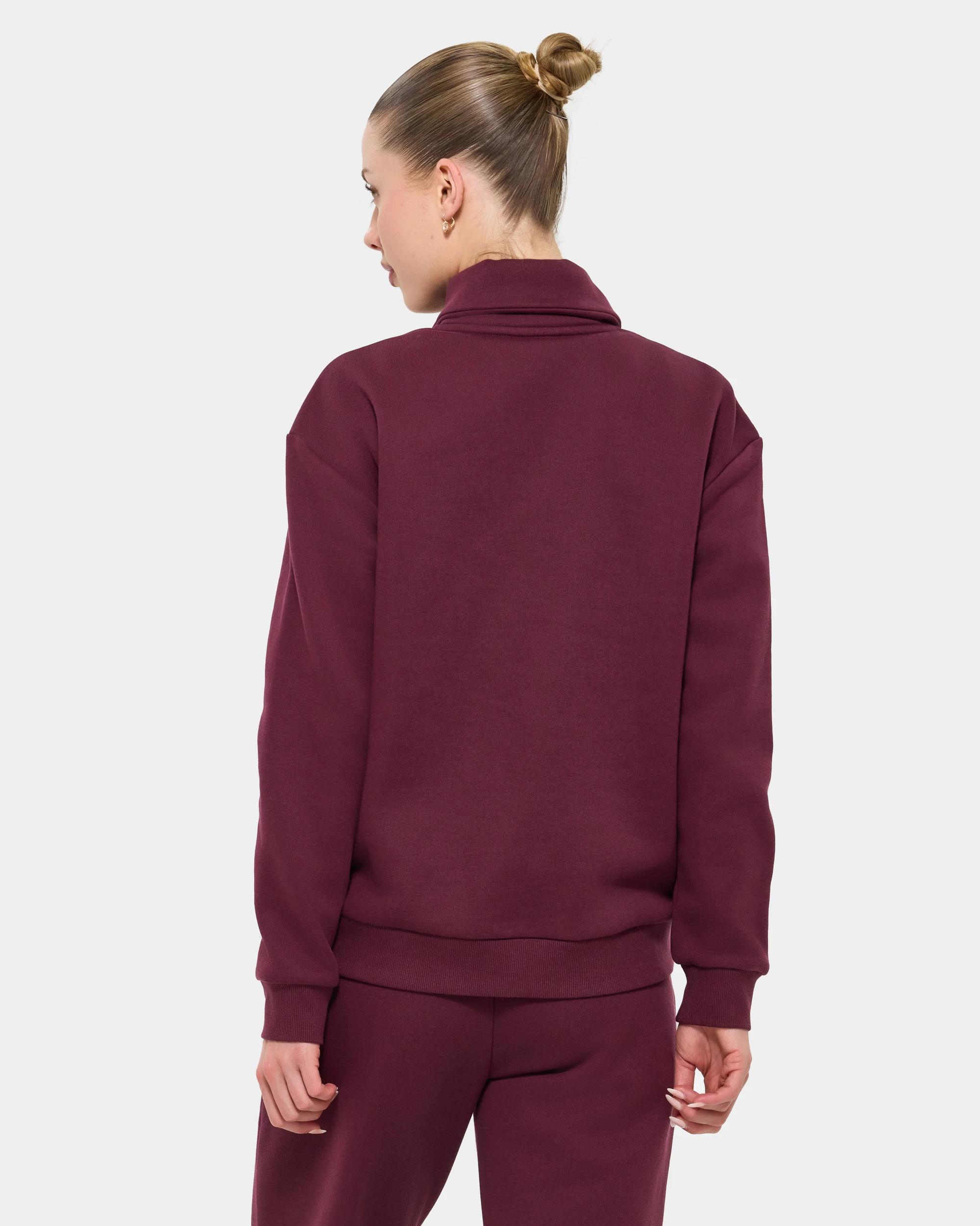 4 Fila Laila Quarter Zip Fleece Core Jumper PORT ROYALE, 4 of 6