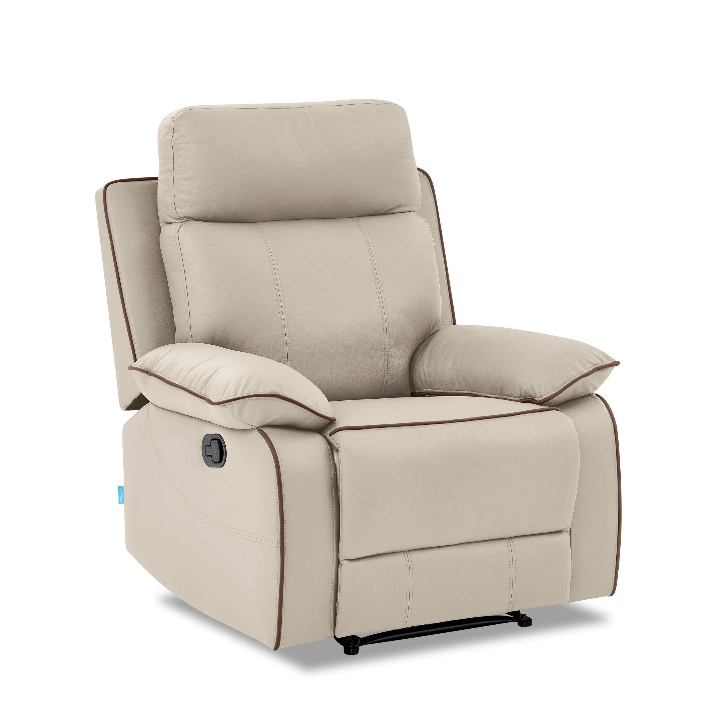 3 Foret 1seater Sofa Lounge Convertible Couch Furniture Ottoman Chaise Recliner, 3 of 5
