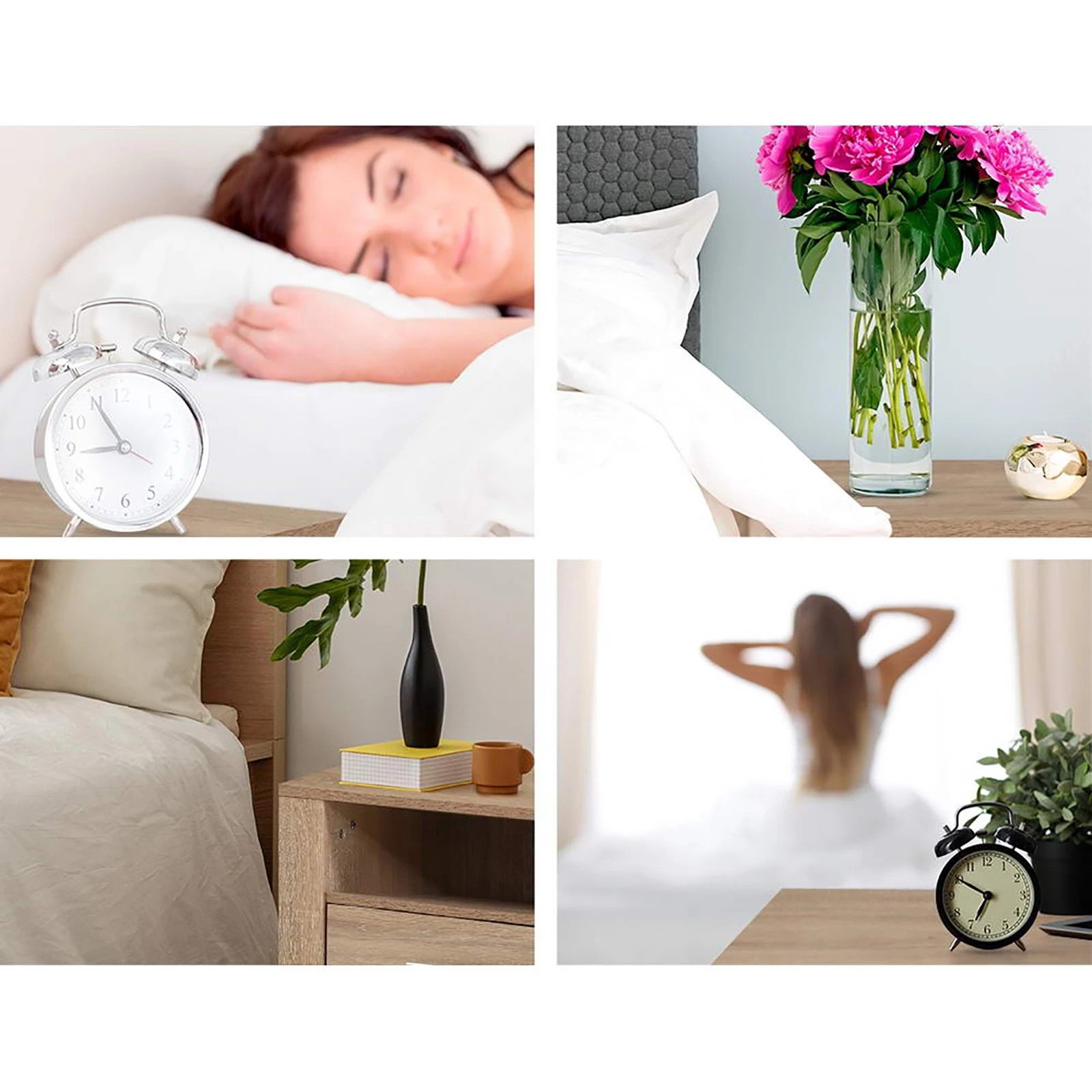 5 Artiss Bedside Table 2 Drawers With Shelf
 - Brown, 5 of 6