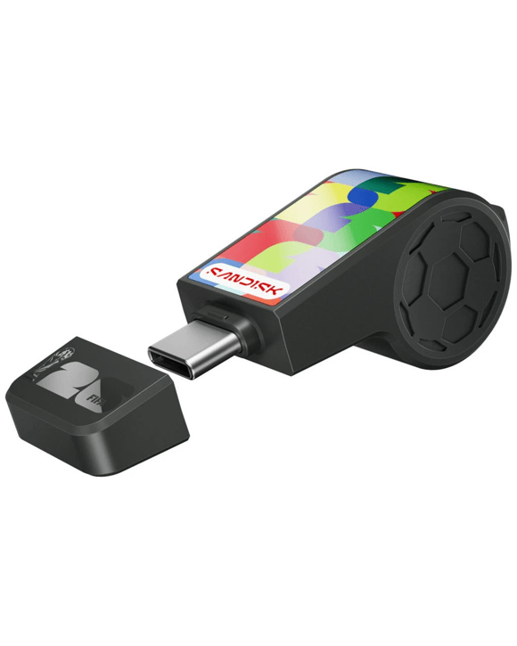 Sandisk 128GB USB-C Flash Drive FIFA Edition Black