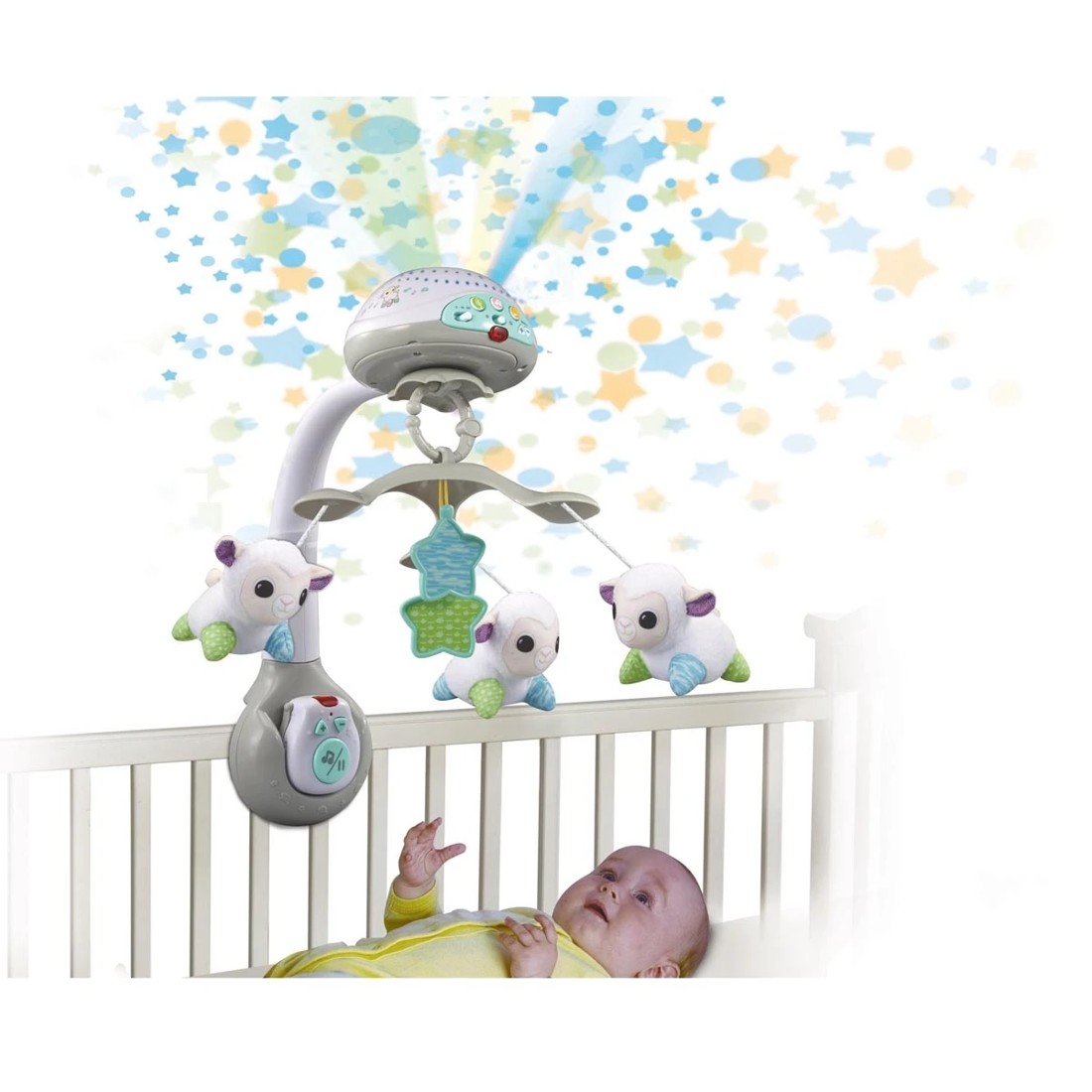 3 VTech Baby Lullaby Lambs Mobile, 3 of 5