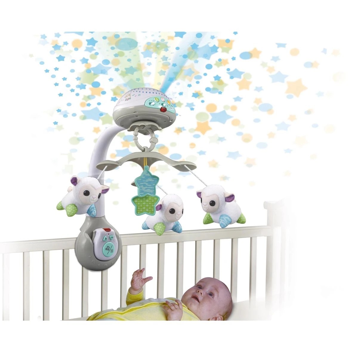 3 VTech Baby Lullaby Lambs Mobile, 3 of 5