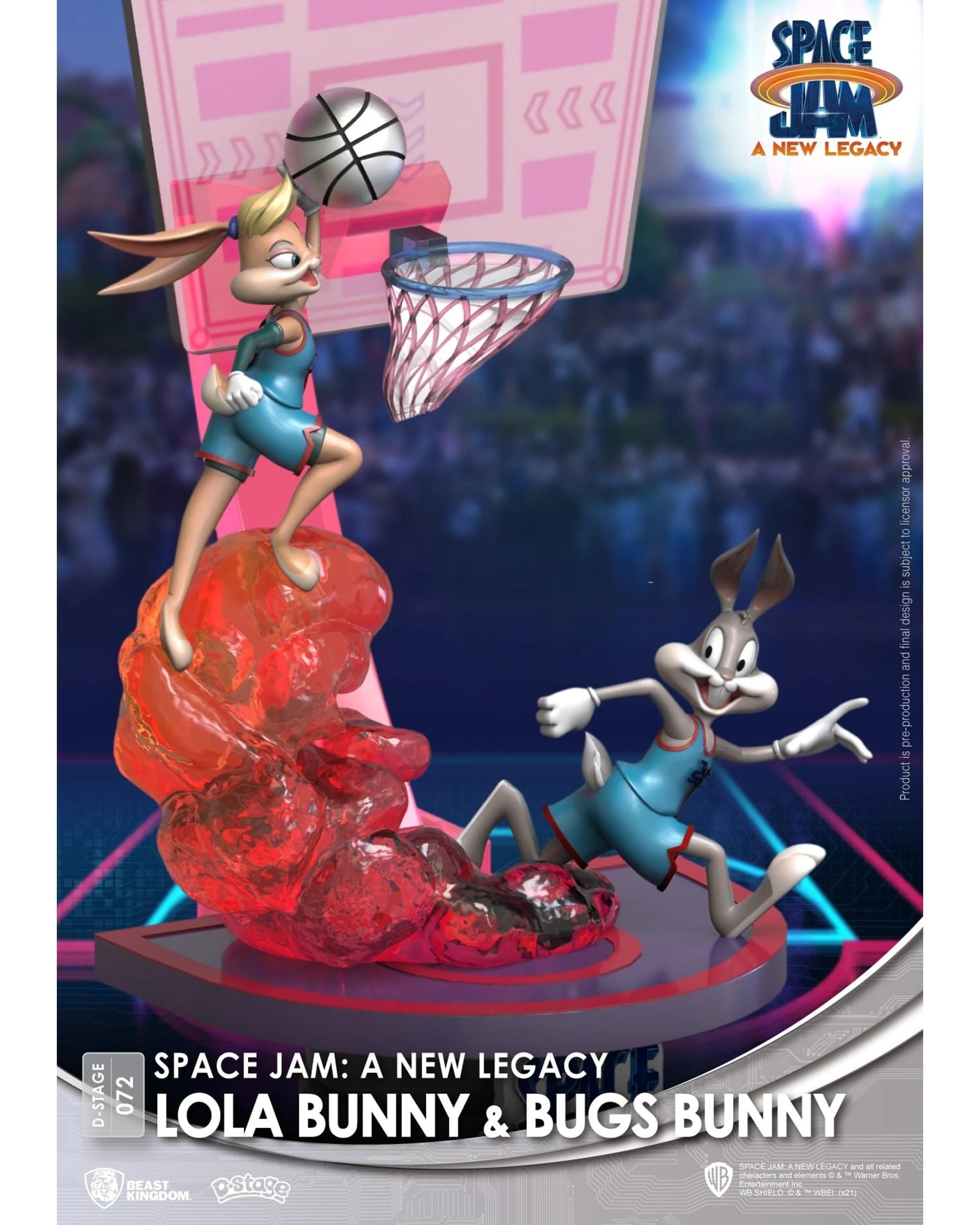 7 Beast Kingdom D-Stage Space Jam: A New Legacy Lola Bunny and Bugs Bunny Figure, 7 of 7