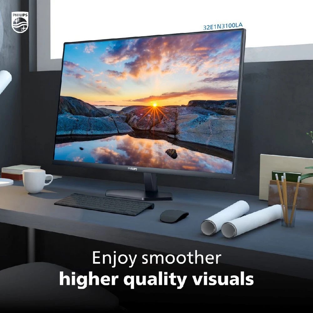 3 Philips 32" FHD 75Hz 1ms Monitor with Speaker 32E1N3100LA, 3 of 7