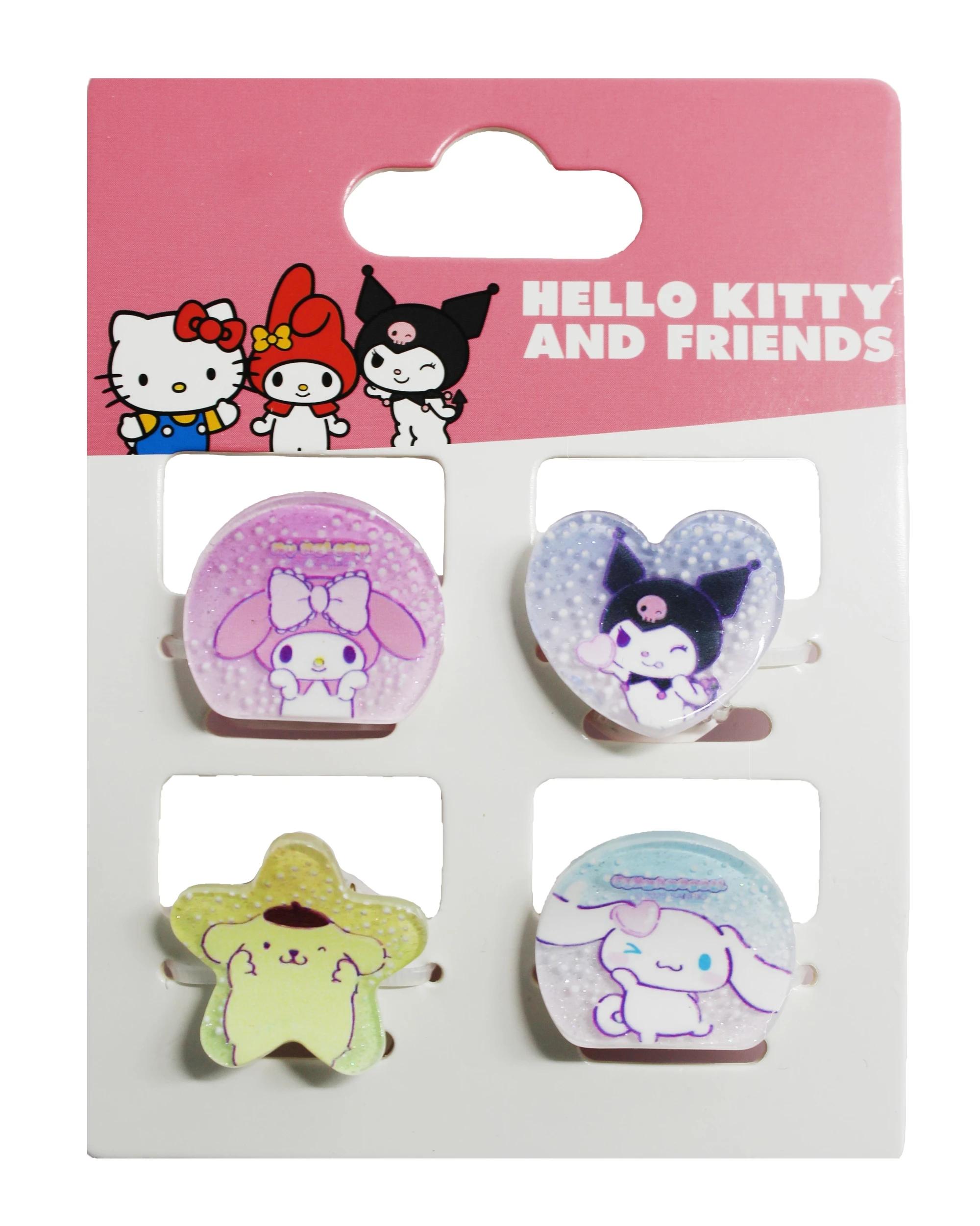 1 Hello Kitty and Friends License 4 Pack Mini Claw Hair Clips Hellokitty, 1 of 6