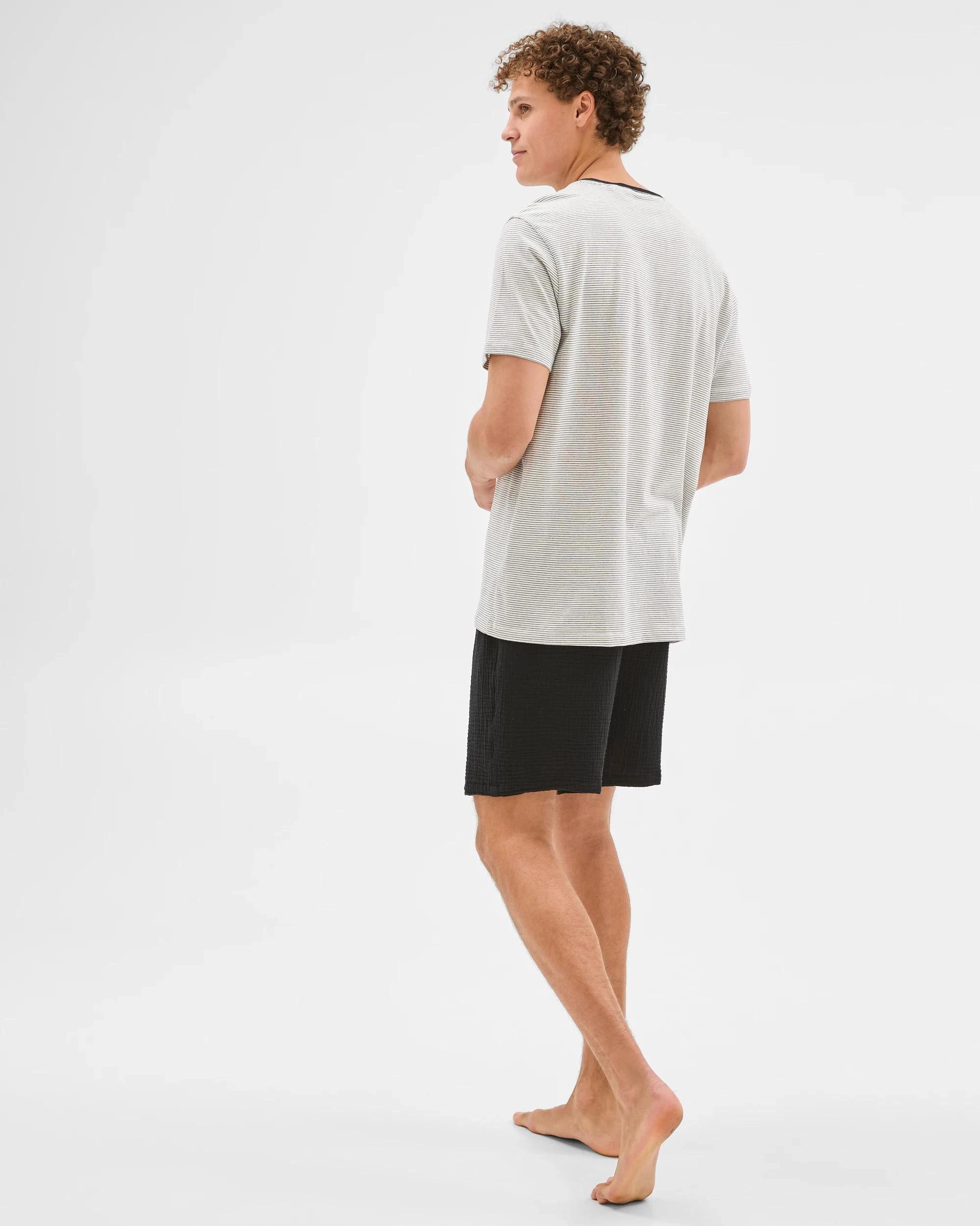 5 Maxx Australian Cotton Poplin Sleep Set BLACK, 5 of 5