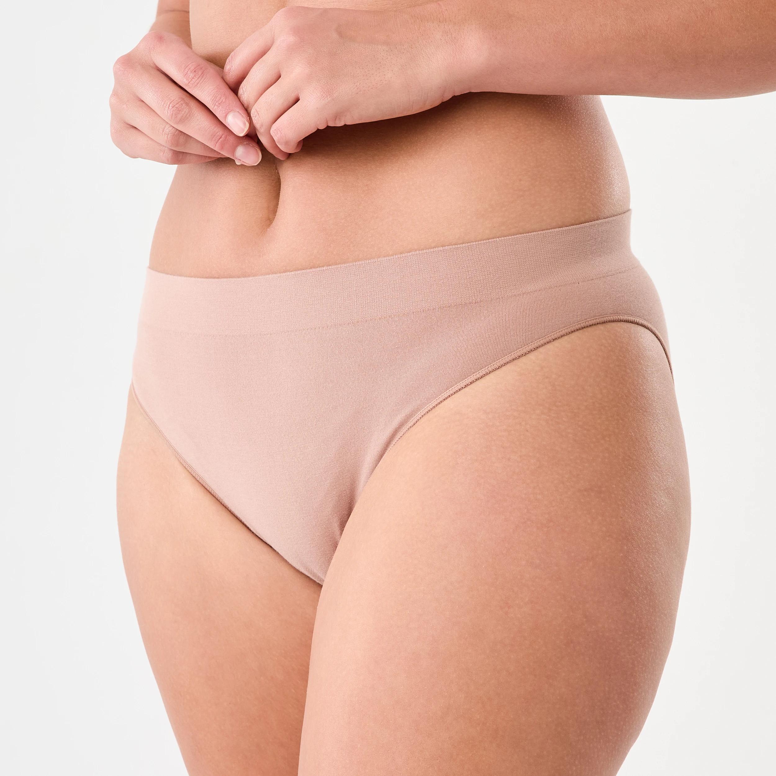 6 3 Pack Seamfree Cotton Bikini Briefs BALLERINA, SACHET PINK, SOFT CLAY, 6 of 8