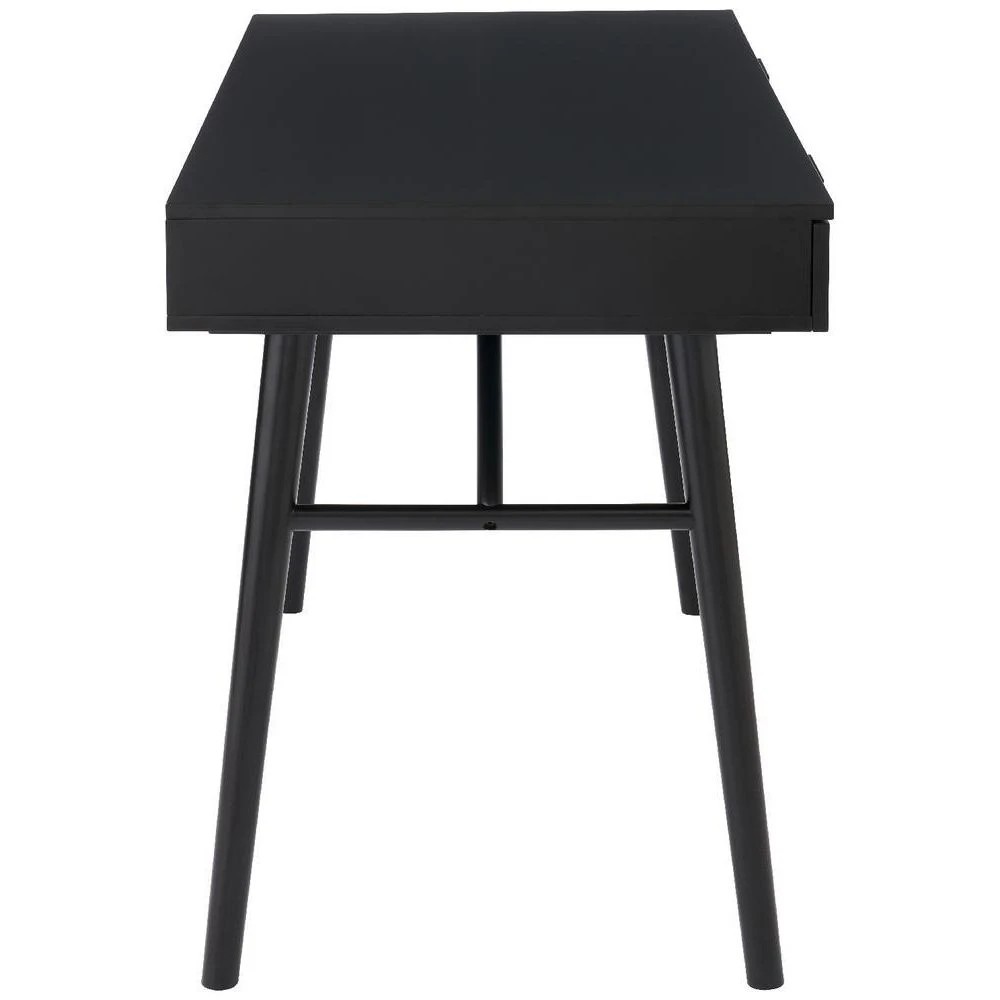 9 Nusa Rattan 1200mm 2 Drawer Desk Black Desks, Tables and Workstations, 9 of 10