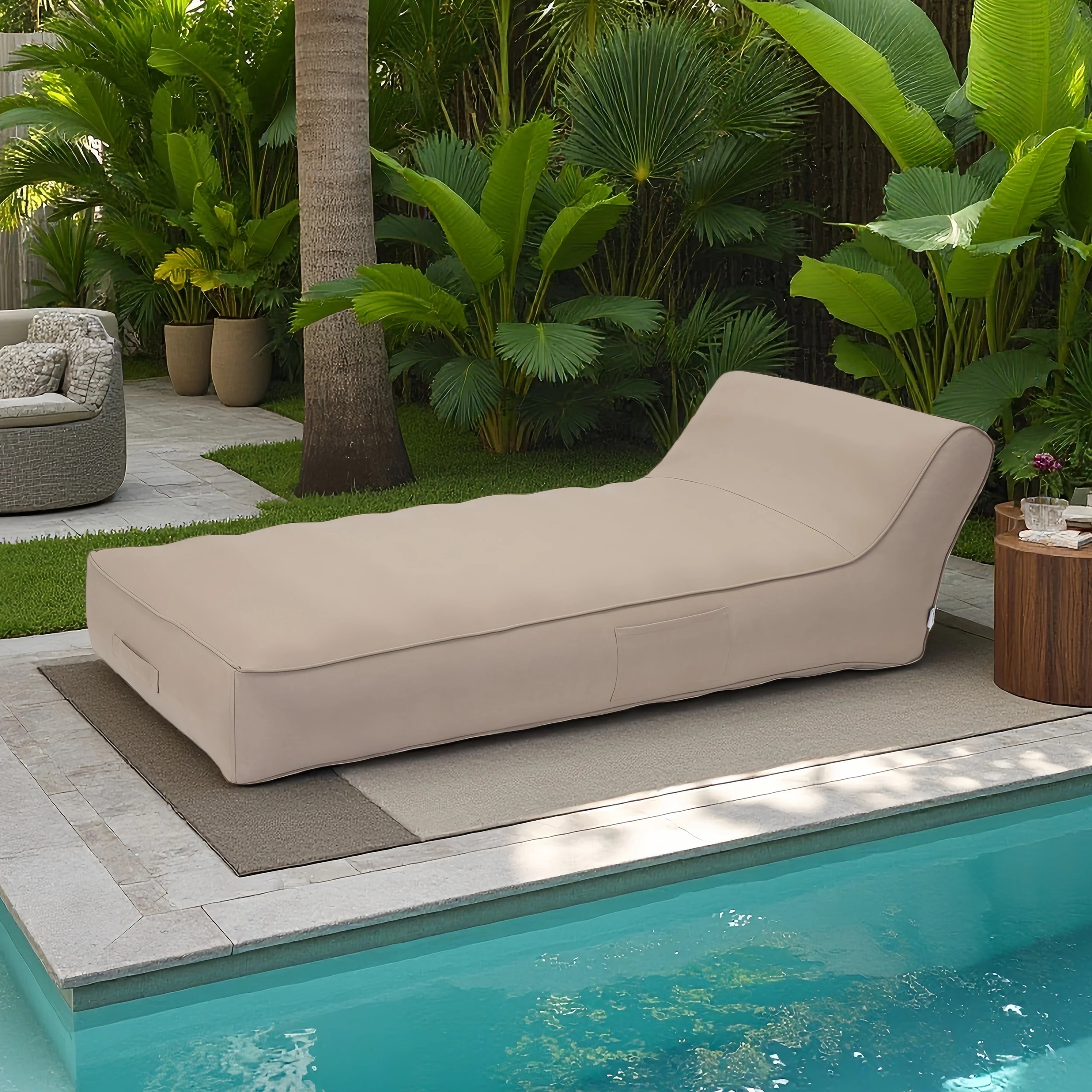 10 IHOMDEC Outdoor Inflatable Waterproof Lounge Chair - Beige, 10 of 10