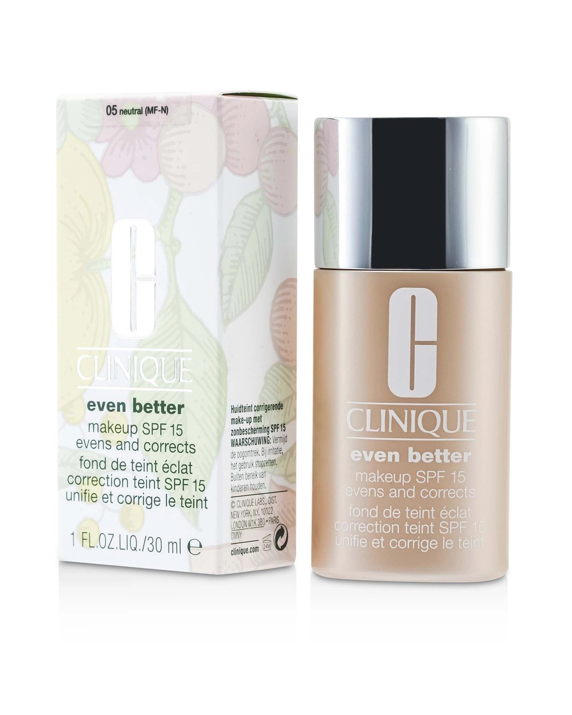 1 Clinique Even Better Makeup SPF15 (Dry Combination to Combination Oily) - No. 05/ CN52 Neutral  30ml/1oz - Natural, 1 of 4