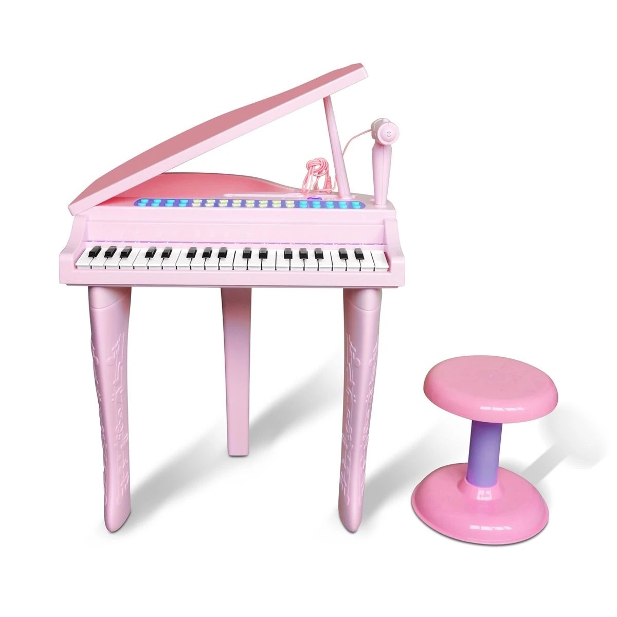 2 AUSWAY Deluxe musical Electronic Organ For Kids  Pink, 2 of 10
