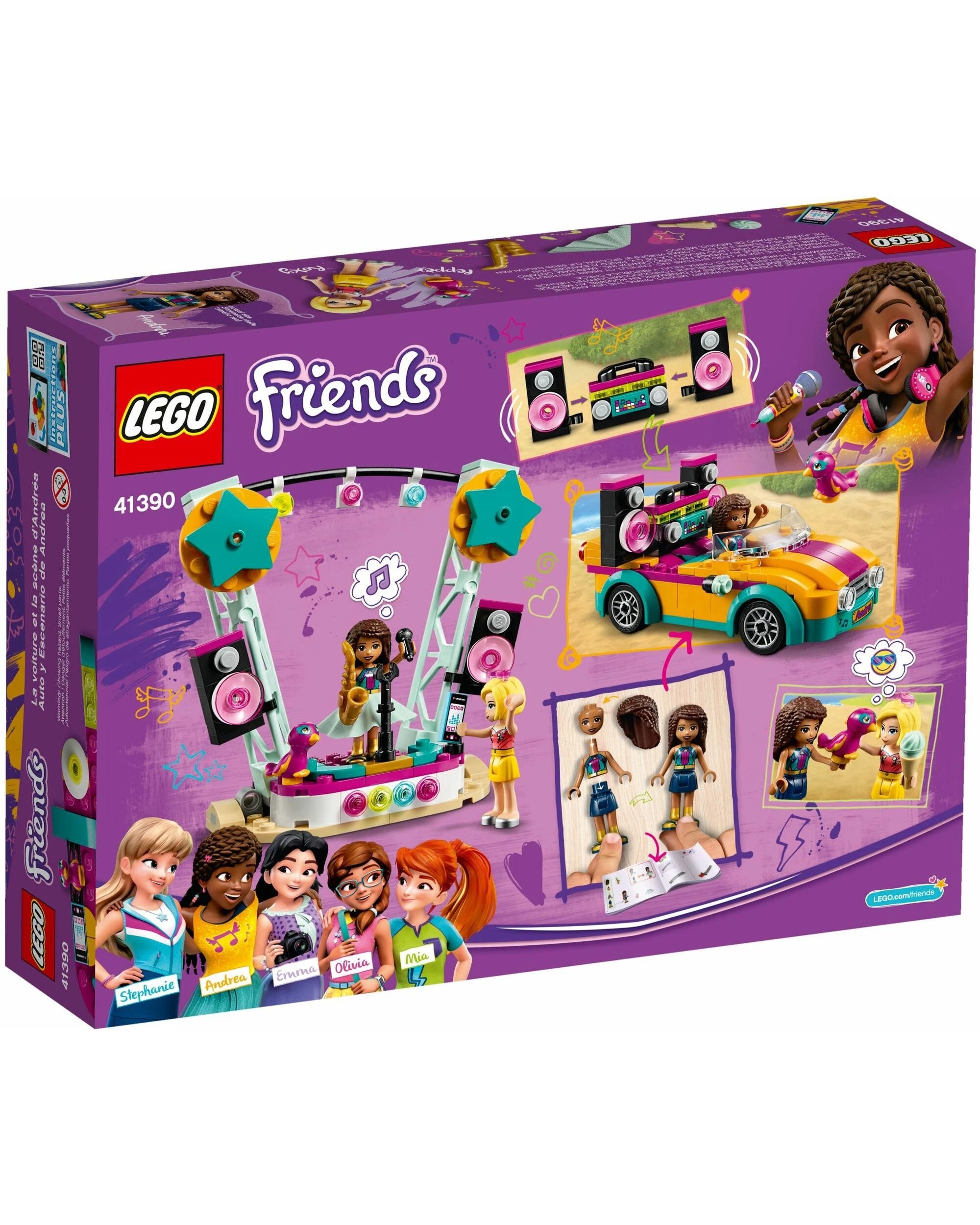 4 LEGO Friends 41390: Andrea's Car & Stage, 4 of 4
