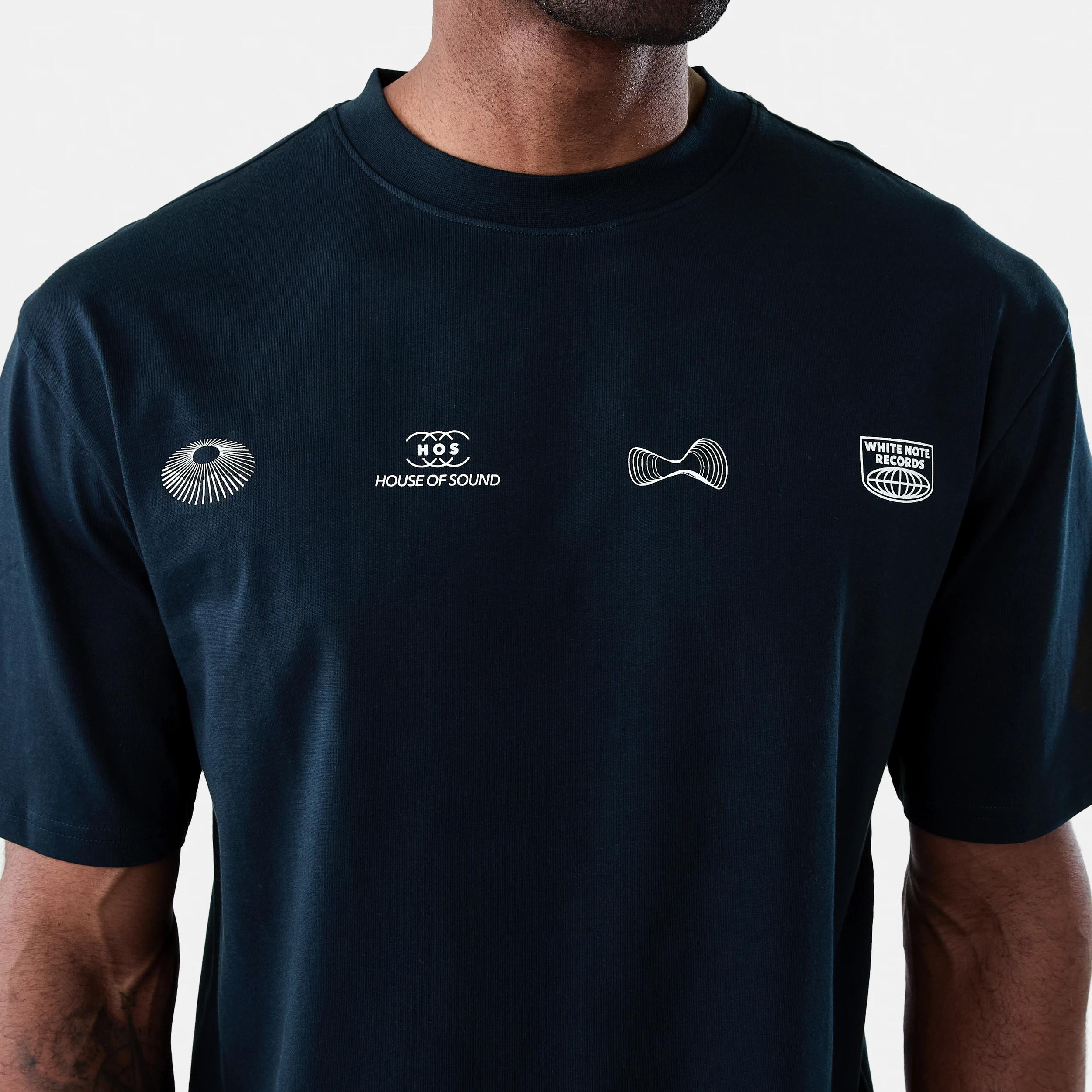 5 Oversized Print T-shirt Sky Cptn, 5 of 5