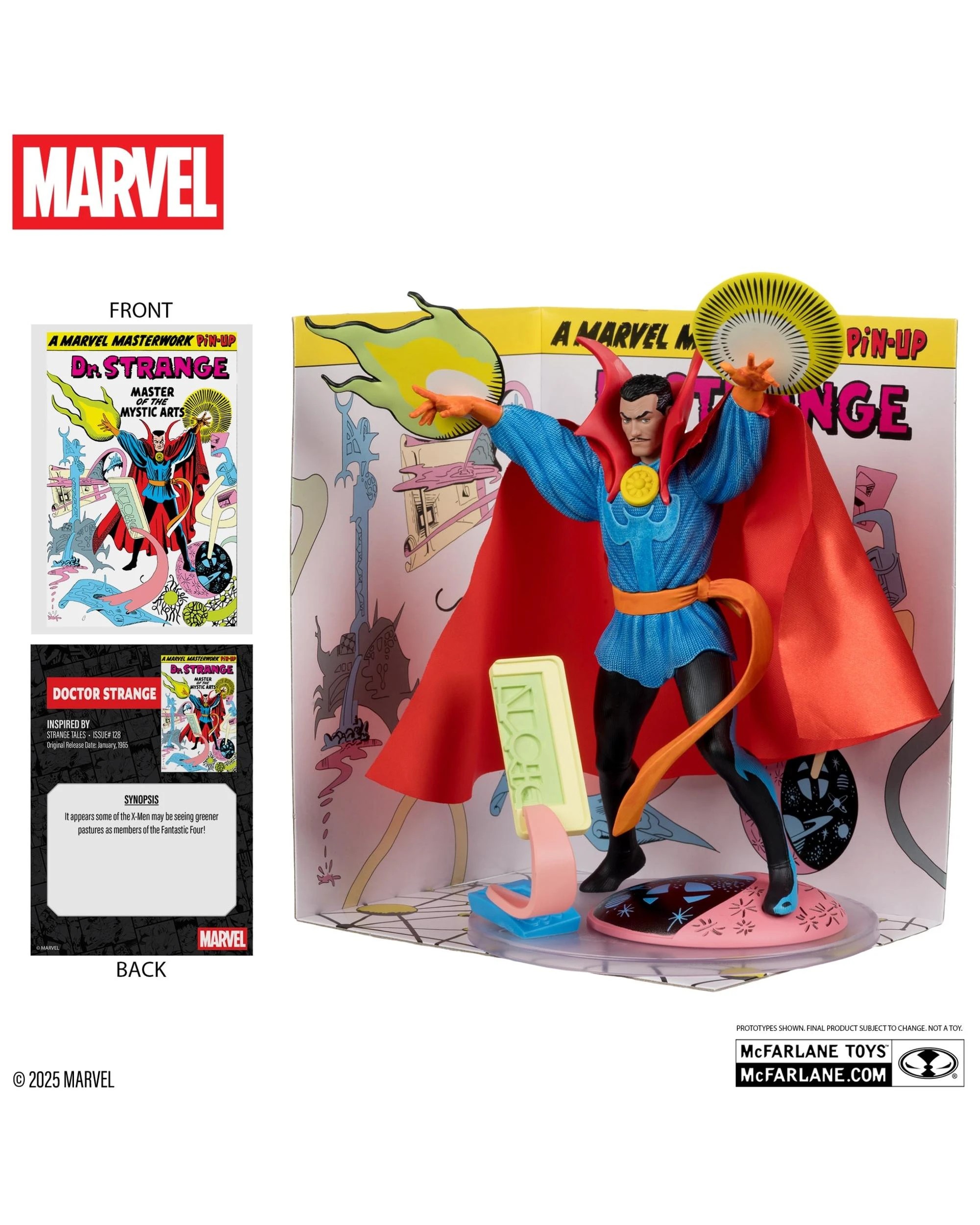 2 Marvel Collection Strange Tales #128 Doctor Strange 1:10 Scale Figure, 2 of 6