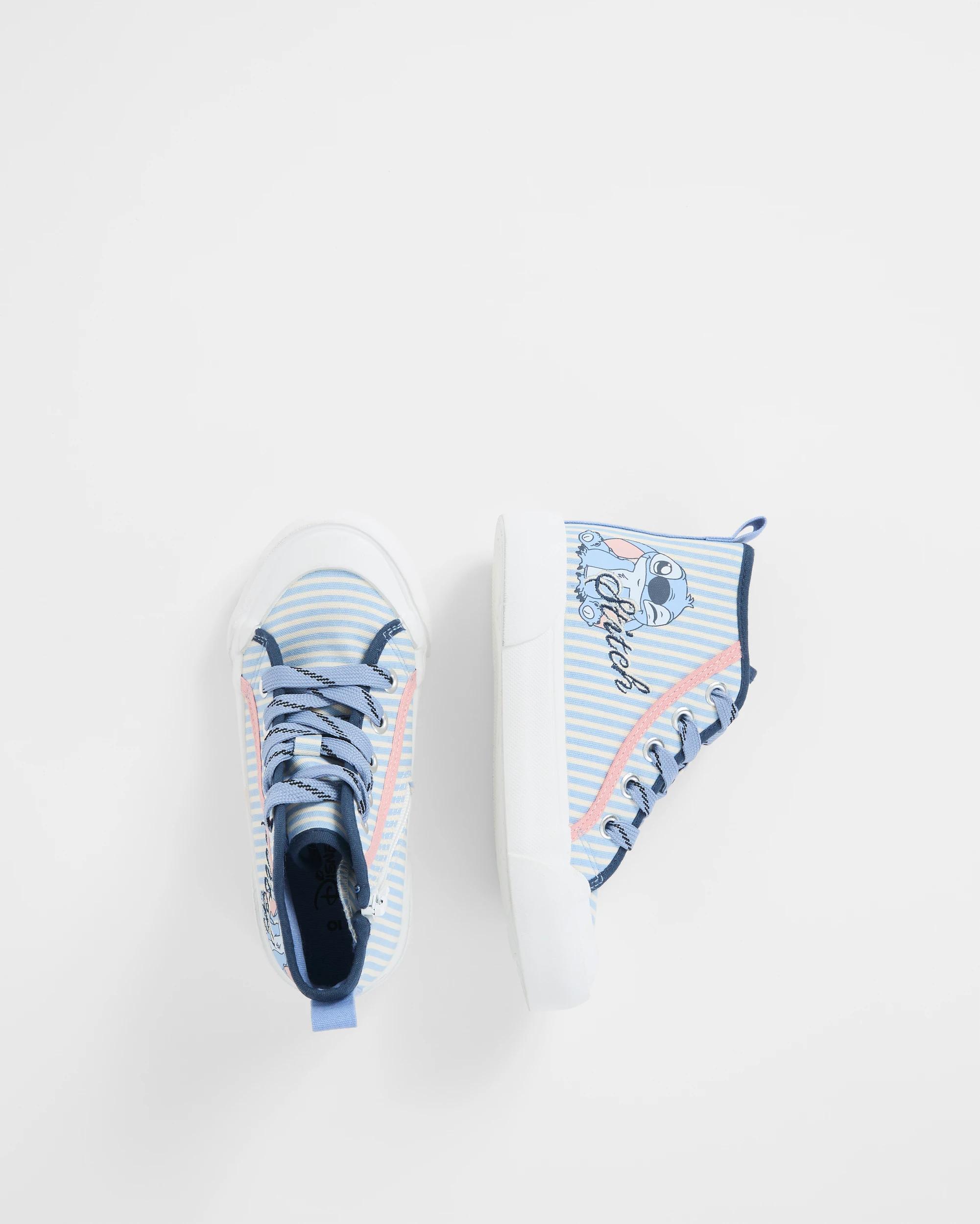 3 Disney Lilo & Stitch Hi Top Sneakers BLUE, 3 of 3