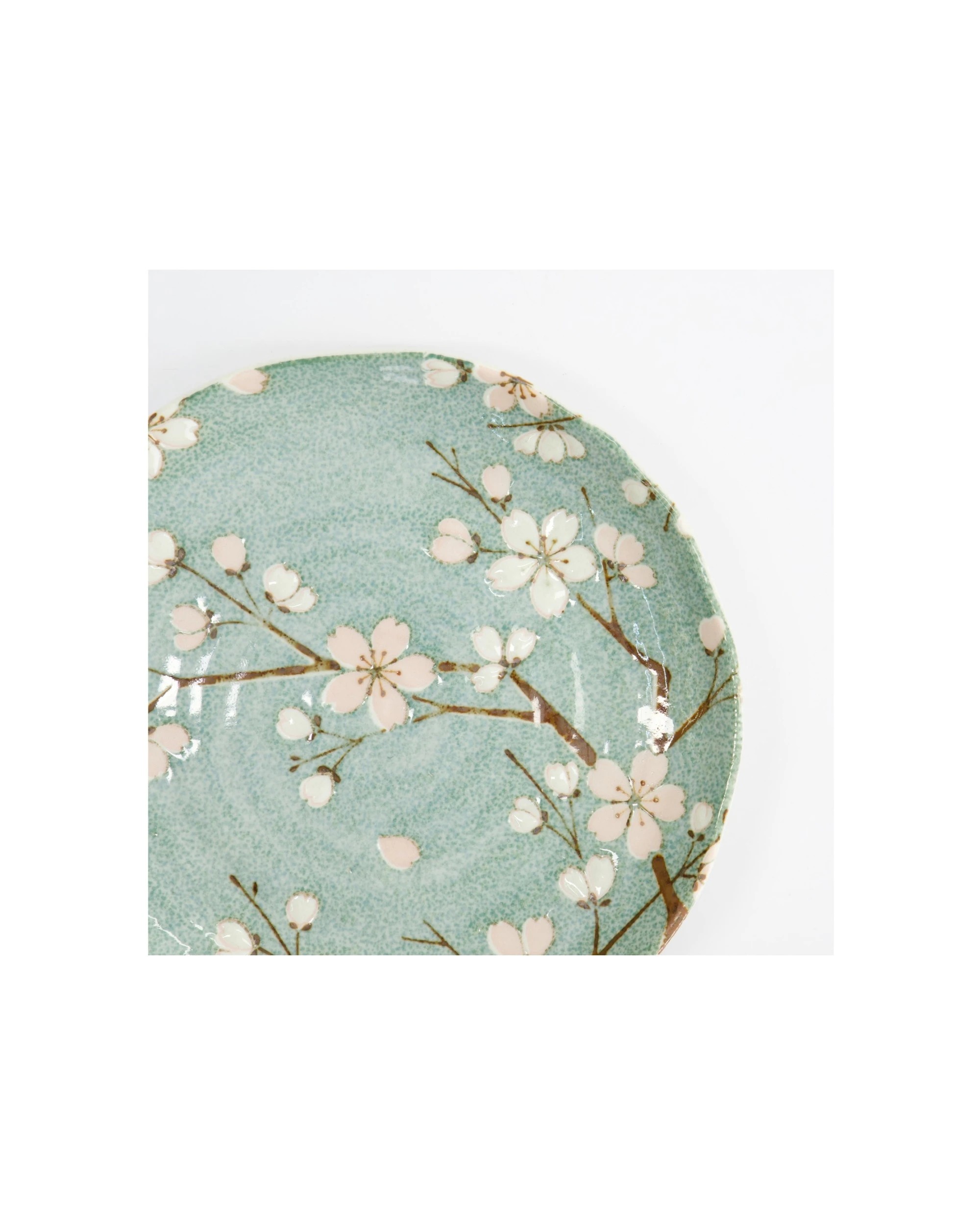 3 Tokyo Design Studio Fujisakura Plate Elegant Design 16.5x2cm - Green, 3 of 4