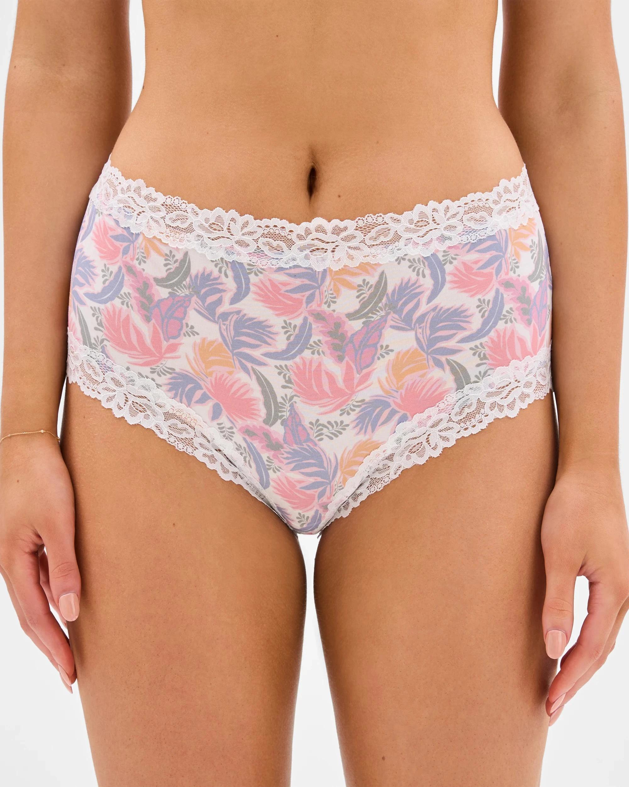 3 Target Woman Womens Modal and Lace Full Briefs 2 Pack SUMMER/BRANDIED APRICOT, 3 of 5