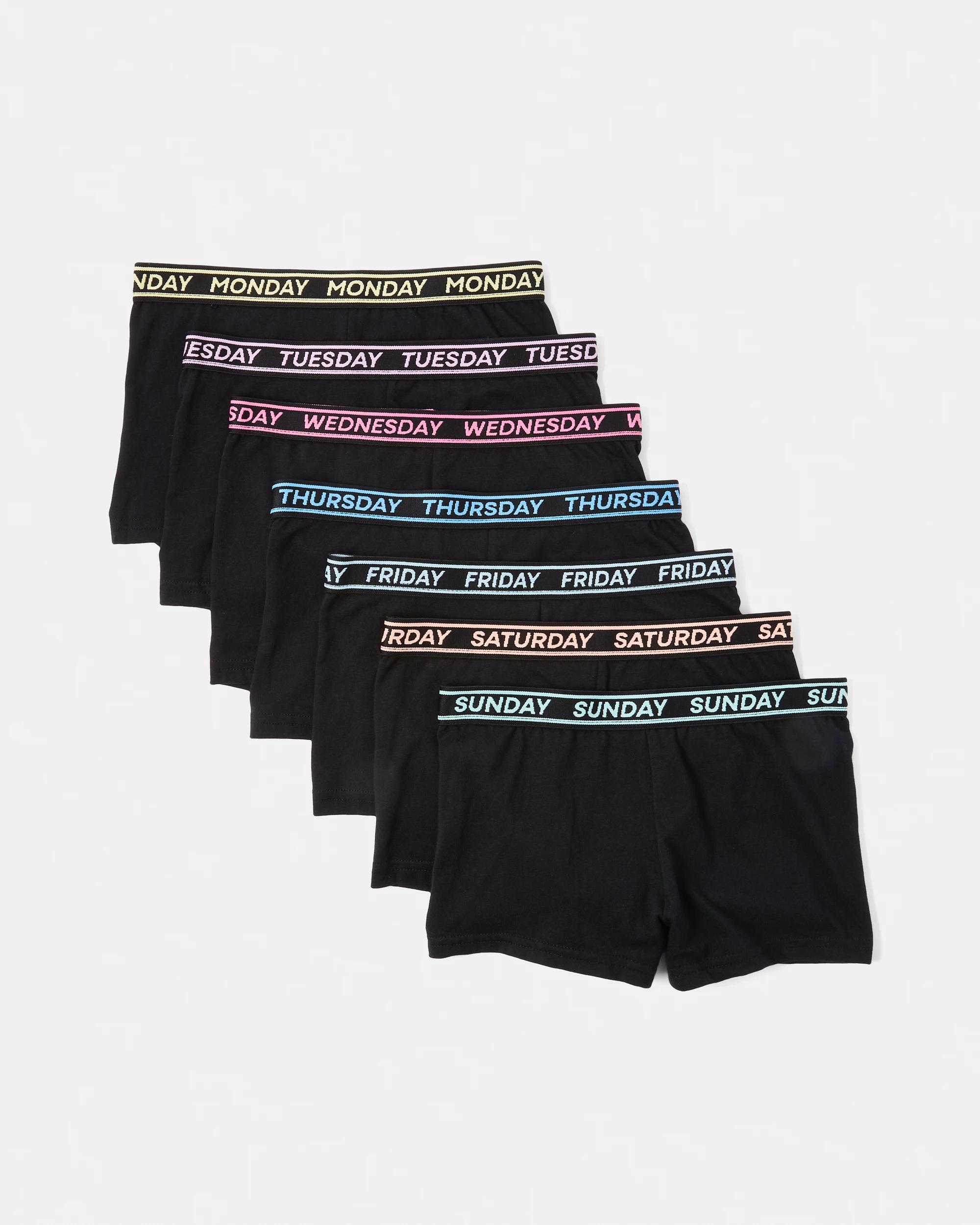 1 7 Pack Shorties Blk Week, 1 of 10