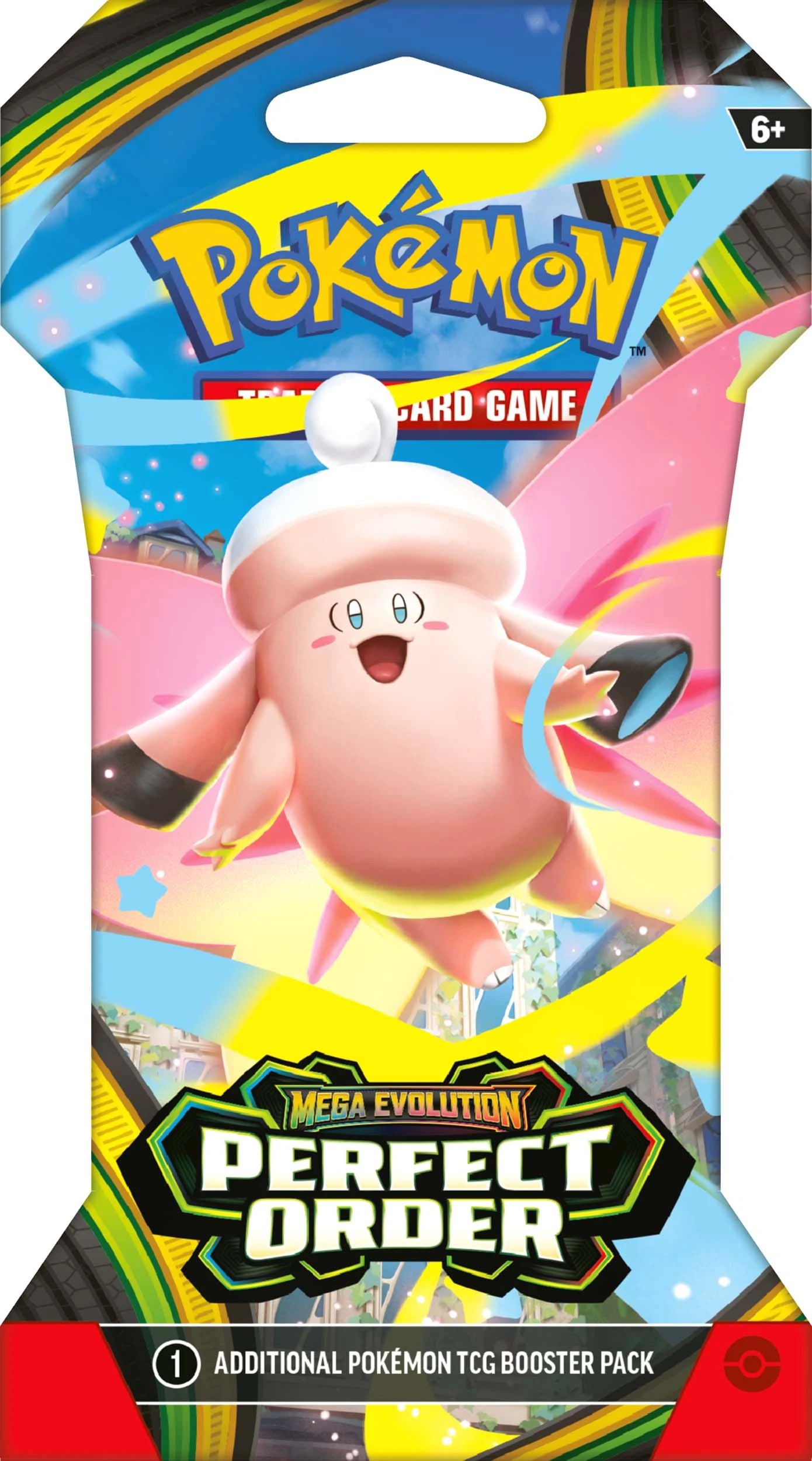 4 Pokemon Trading Card Game: Mega Evolution - Perfect Order Sleeved Booster - Assorted, 4 of 6