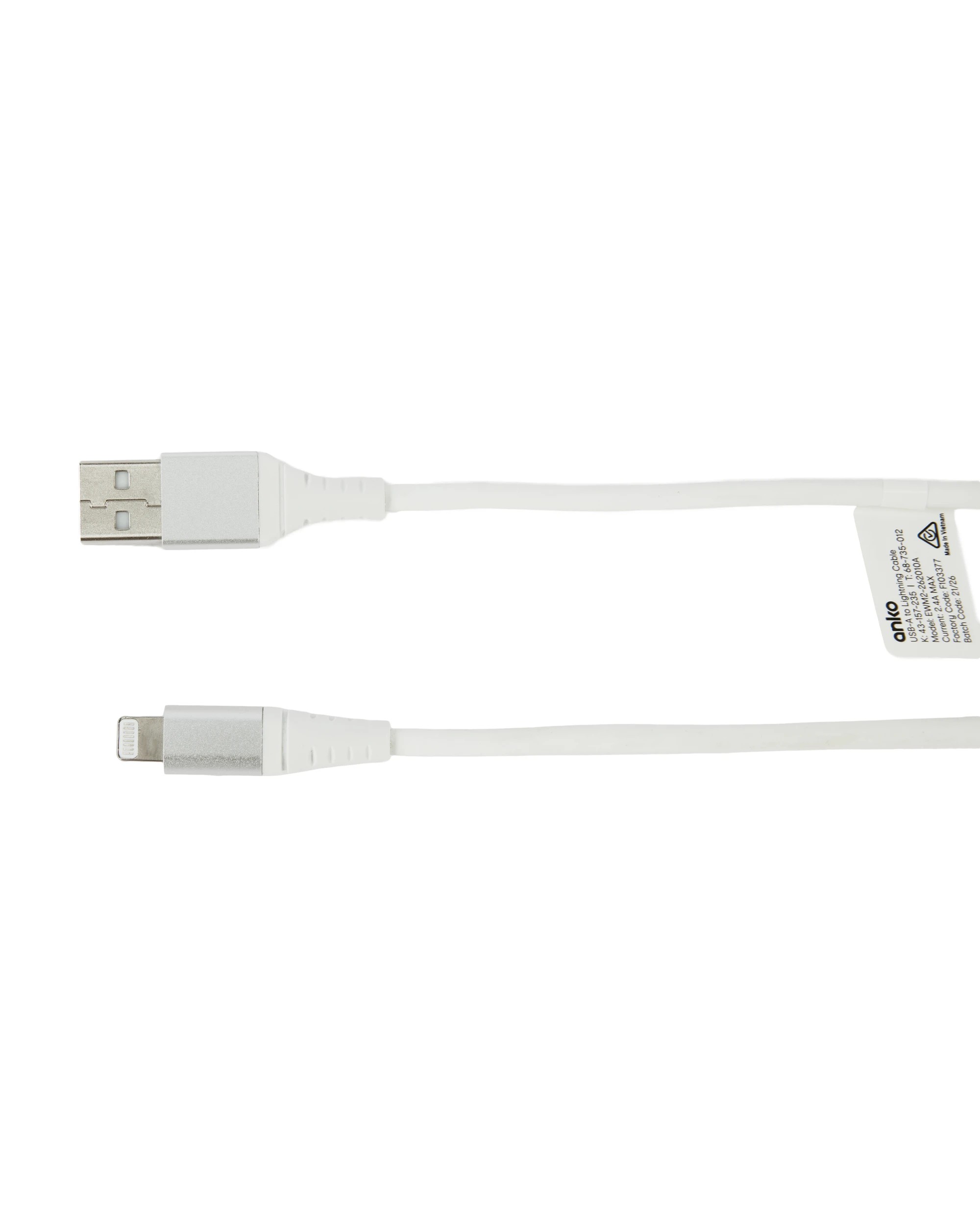 2 USB to Lightning Cable - 3m, White, 2 of 5
