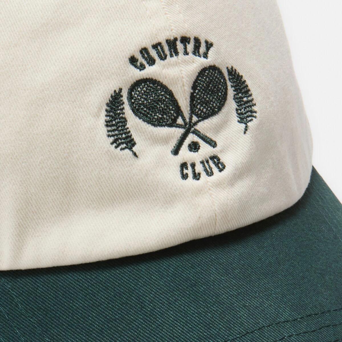 3 Unstructured Baseball Cap WHITE GREEN CAP, 3 of 4