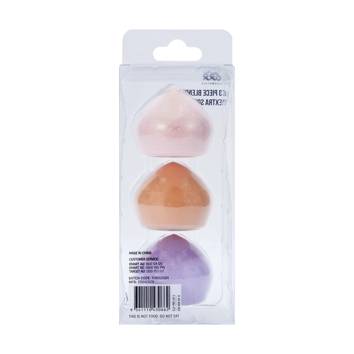 6 OXX Cosmetics 3 Piece Extra Soft Blender Sponge, 6 of 6