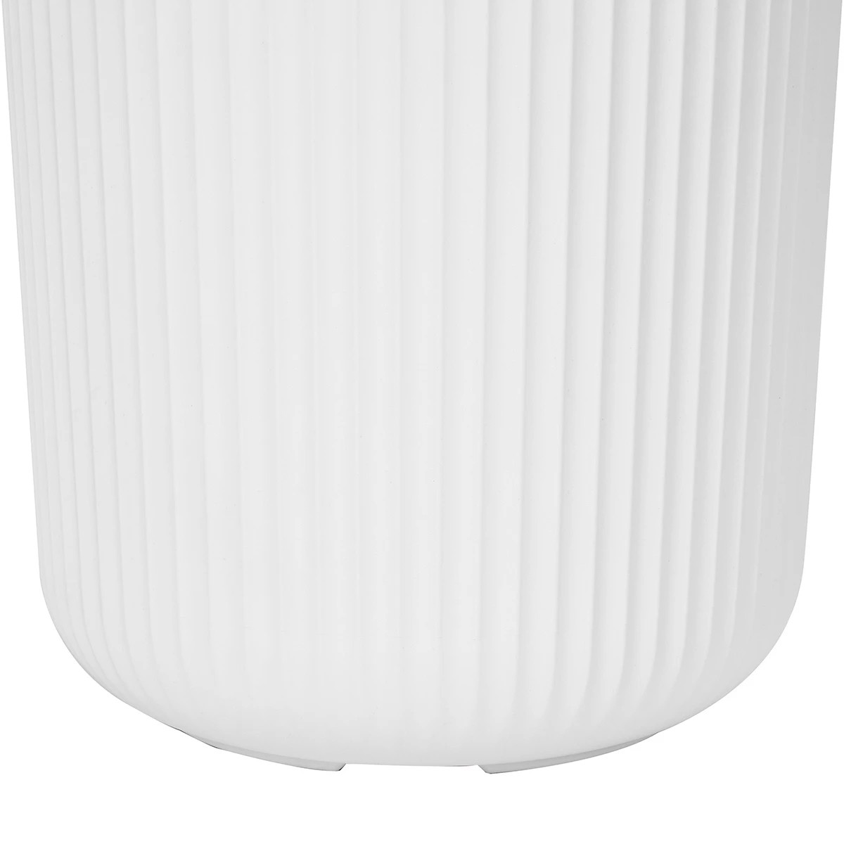 5 38cm Linear Plastic Pot - White, 5 of 5