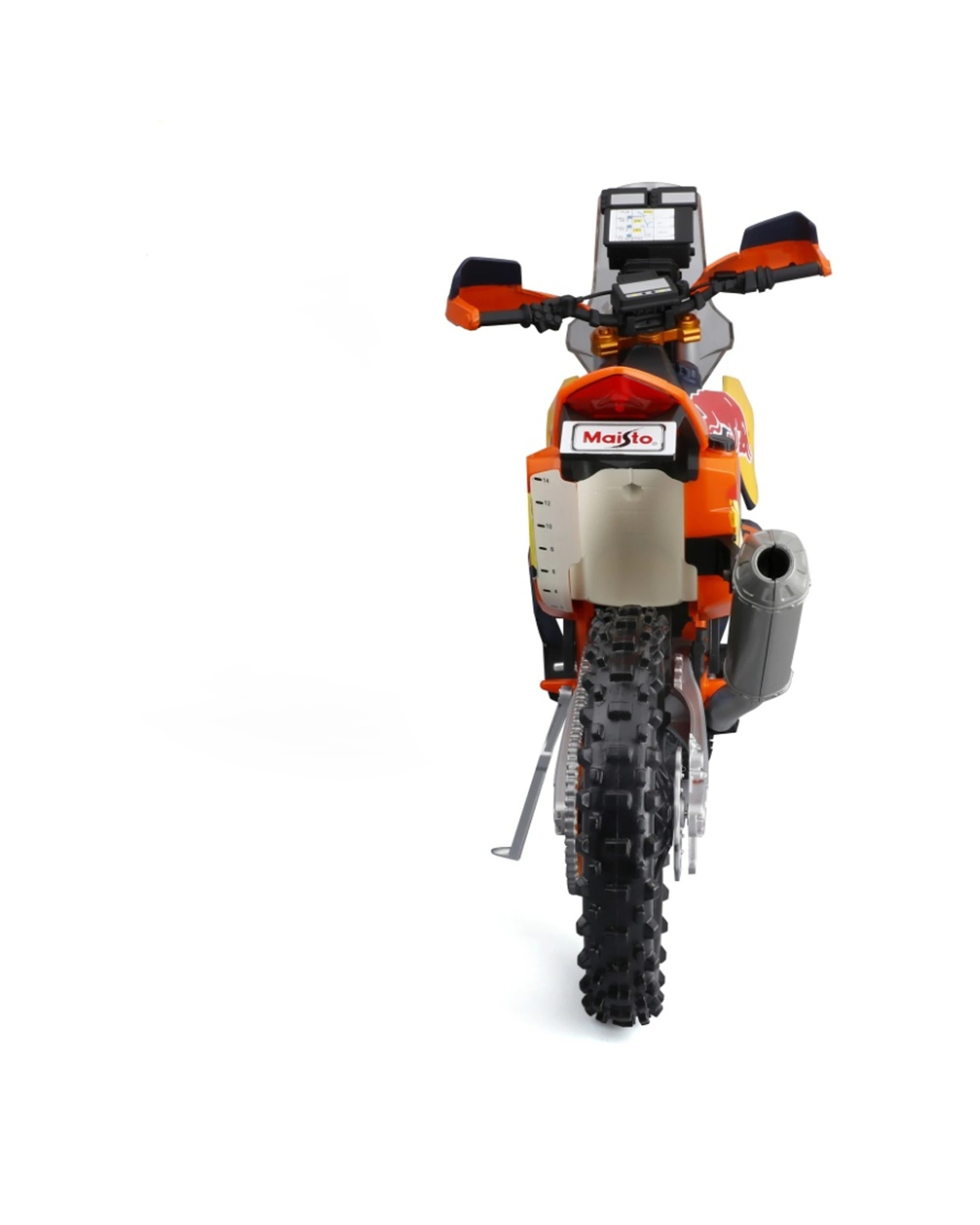 3 Maisto Bull KTM 450 Rally Dakar Model Toby Price 2024 Edition Replica Toy Bike - Red, 3 of 6