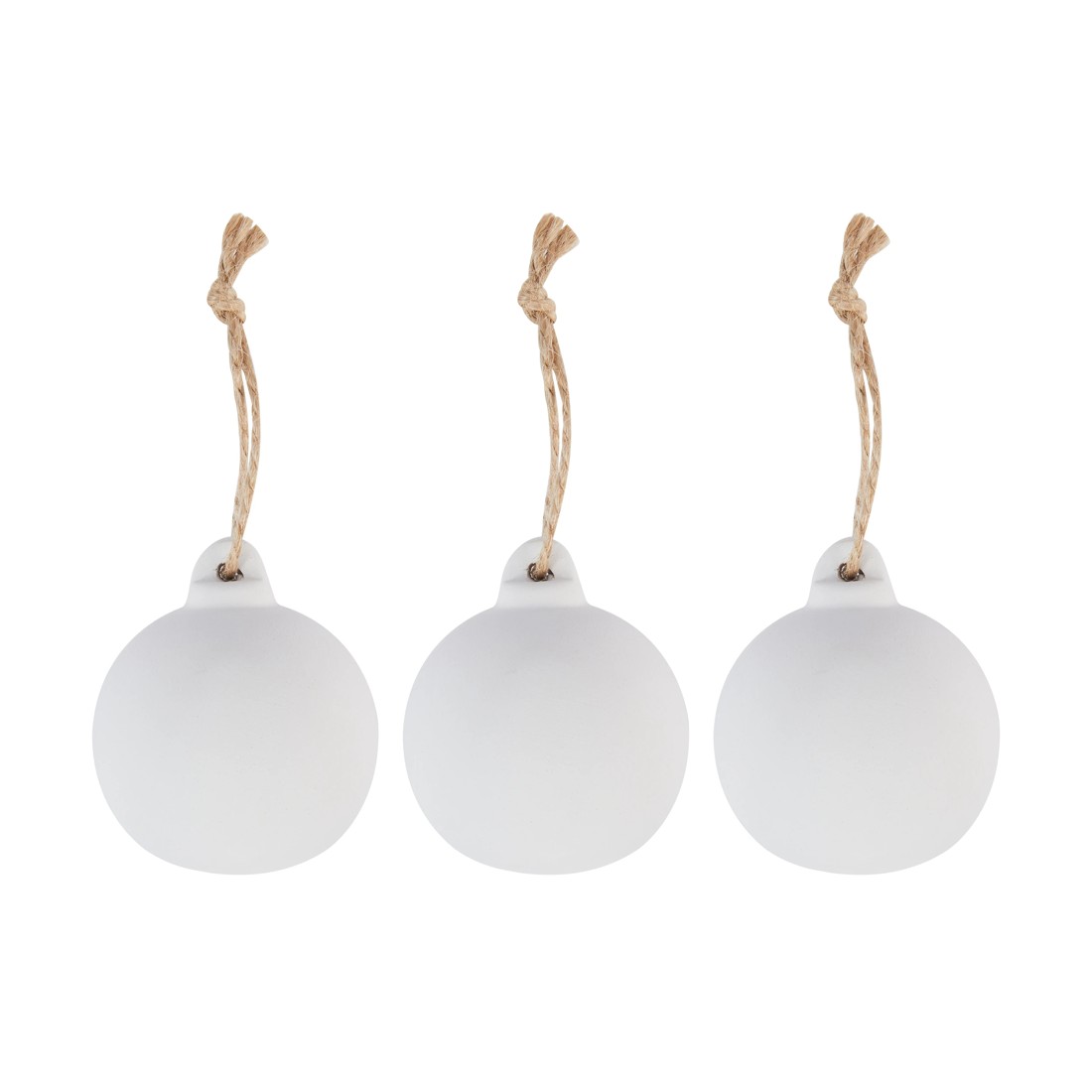 2 3 Pack Christmas Craft DIY Ceramic Baubles, 2 of 2