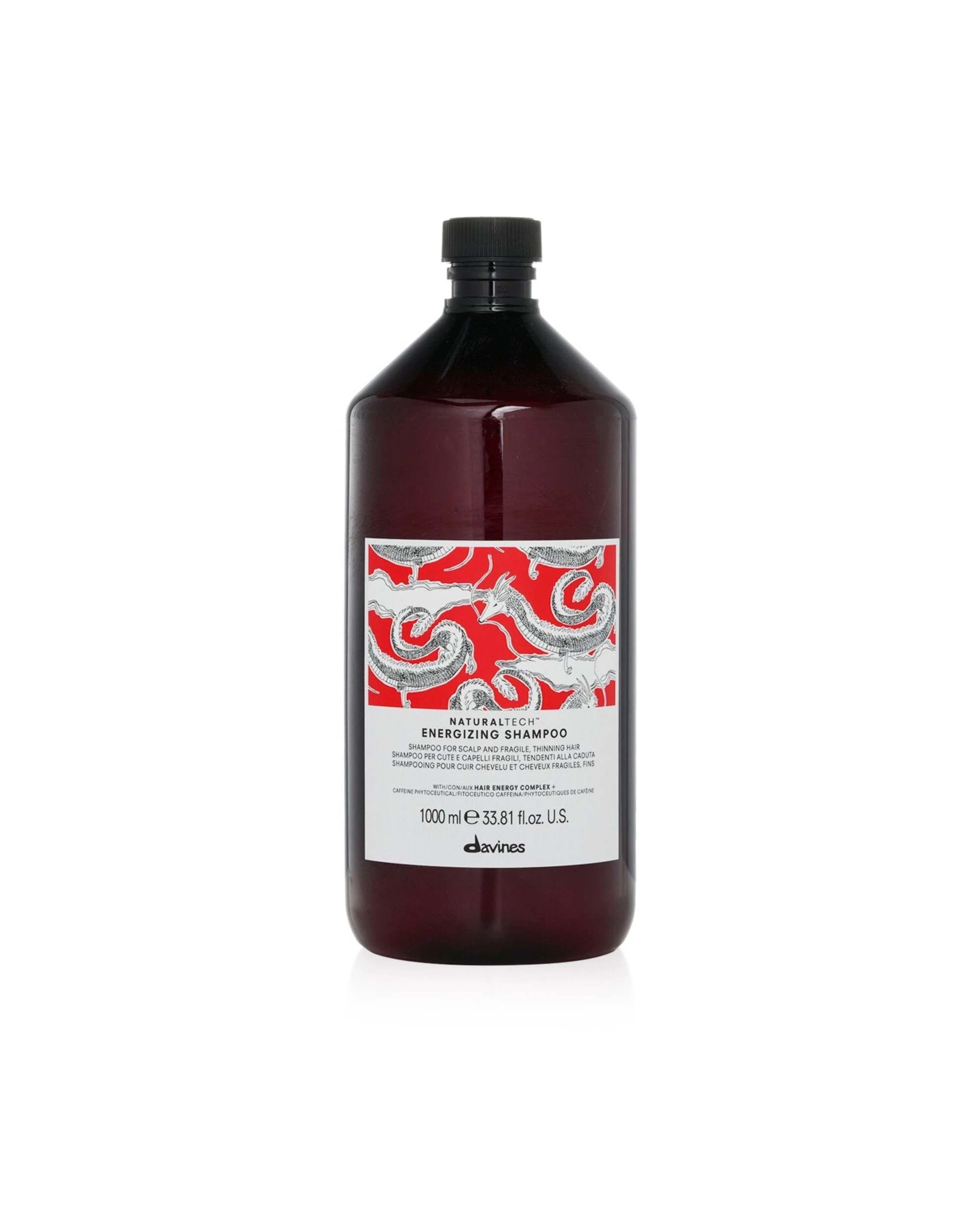 1 Davines Natural Tech Energizing Shampoo (For Scalp & Fragile, Thinning Hair) 1000ml/33.81oz, 1 of 3