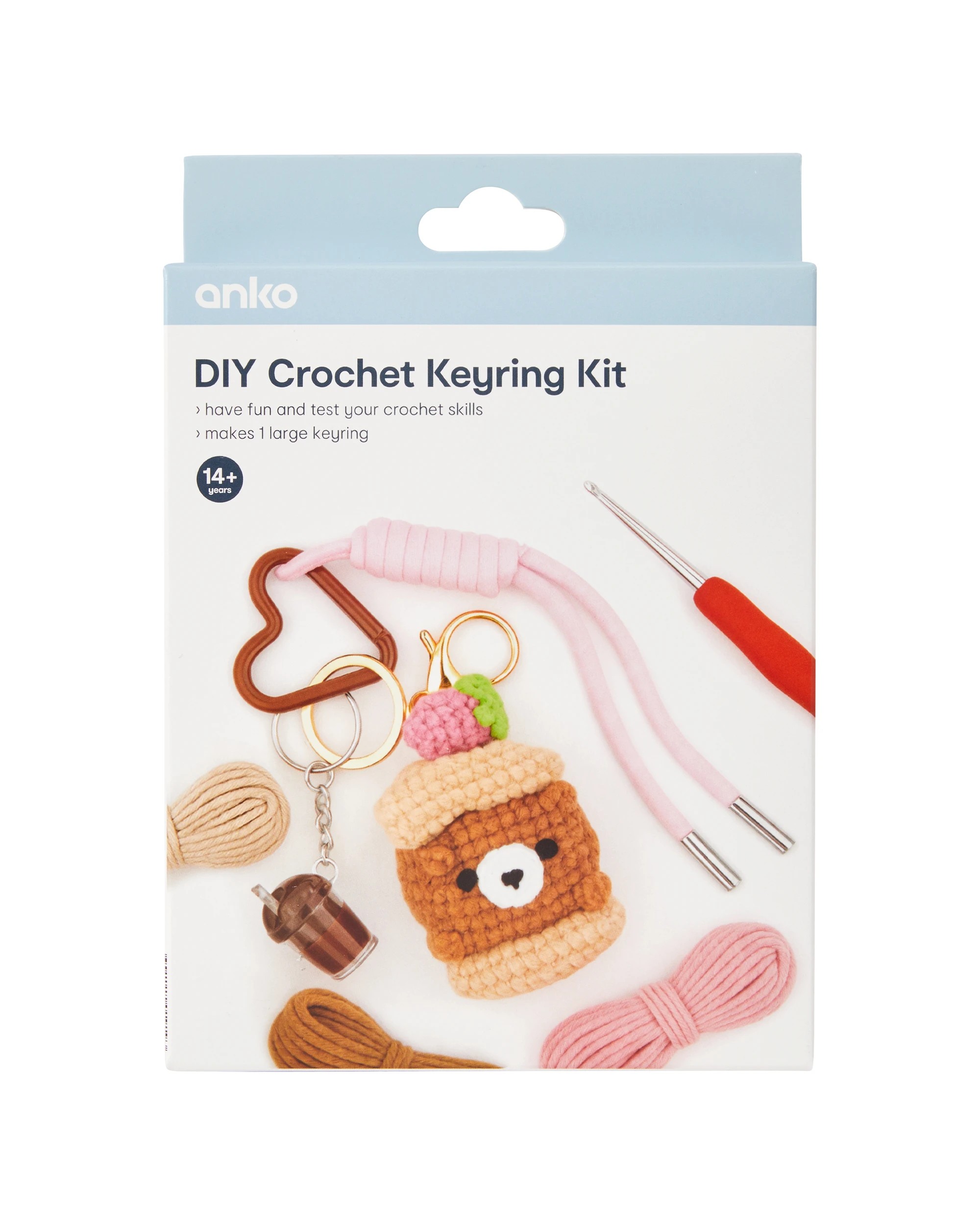 1 DIY Crochet Keyring Kit, 1 of 3