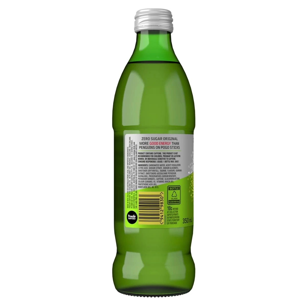 2 V Gurana Zero Sugar Original Energy Drink - 350ml, 2 of 4