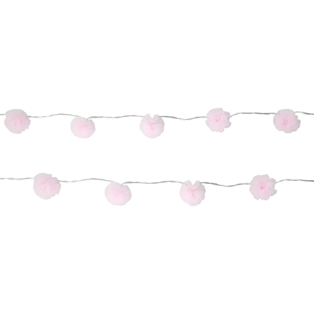 5 Pink Tulle String Lights, 5 of 8