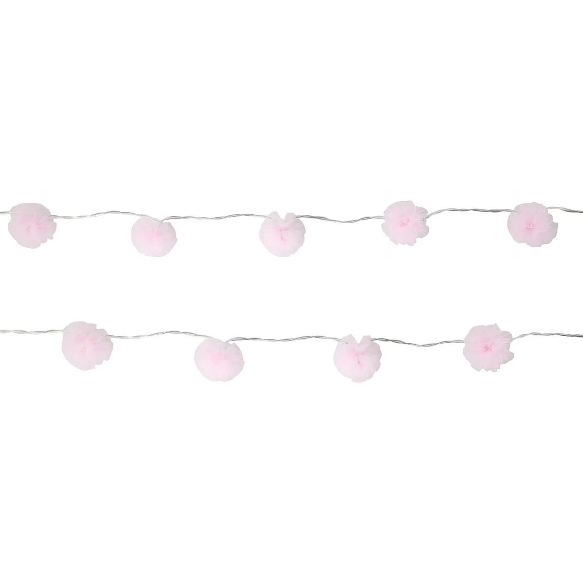 5 Pink Tulle String Lights, 5 of 8