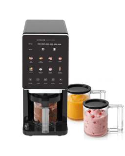 Kitchen Couture Whippi Frozen Dessert Maker with 3 Prep & Store Pots - B