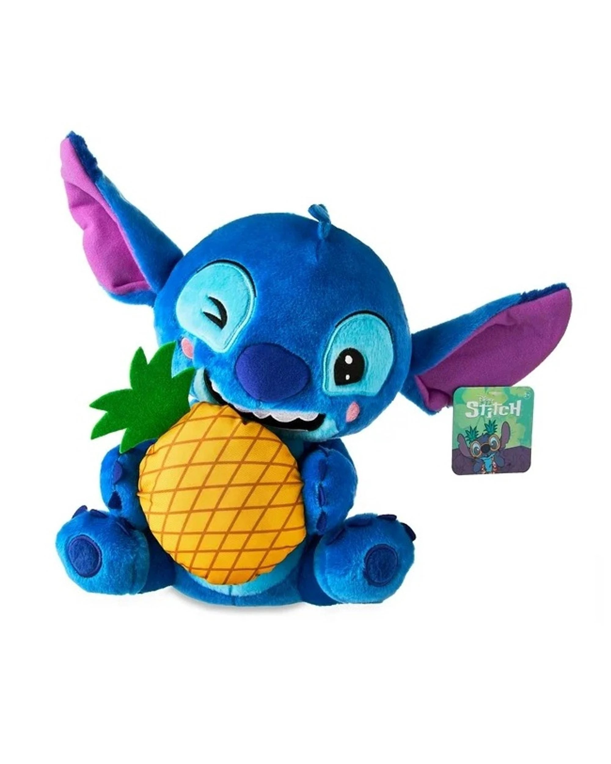 1 Lilo and Stitch Stitch with Pineapple 13 inch Plush, 1 of 2