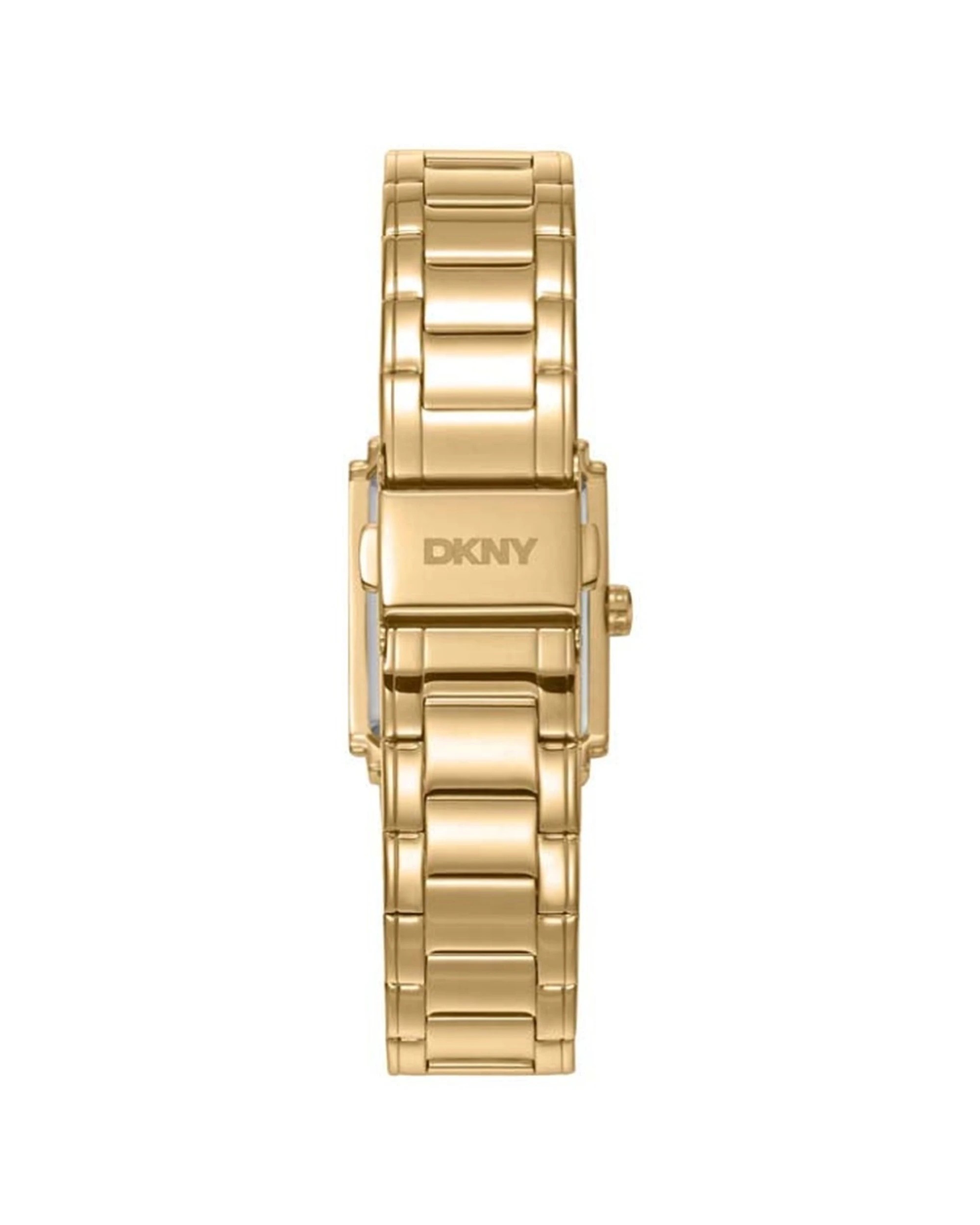 2 DKNY Evening Gold Stainless Steel Watch 23x30mm Dark Green Dial, 2 of 3