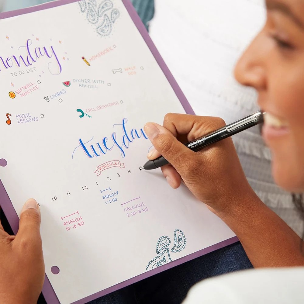 5 Paper Mate InkJoy Gel Pens 0.7mm Black 4 Pack, 5 of 8