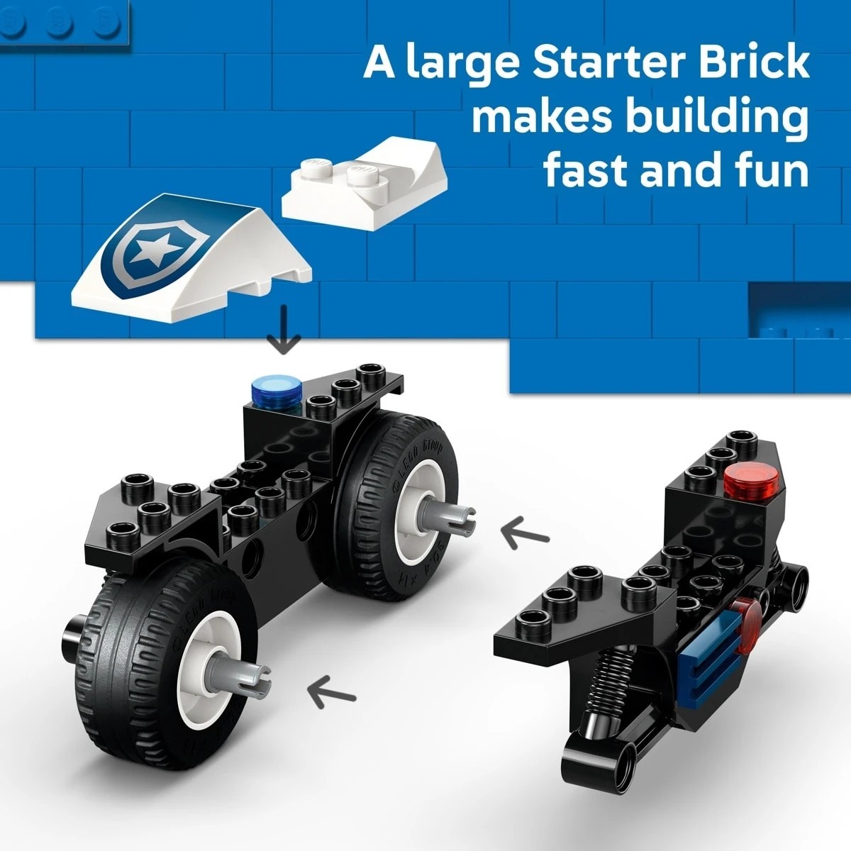 5 LEGO City Police Motorcycle Chase 60455, 5 of 10