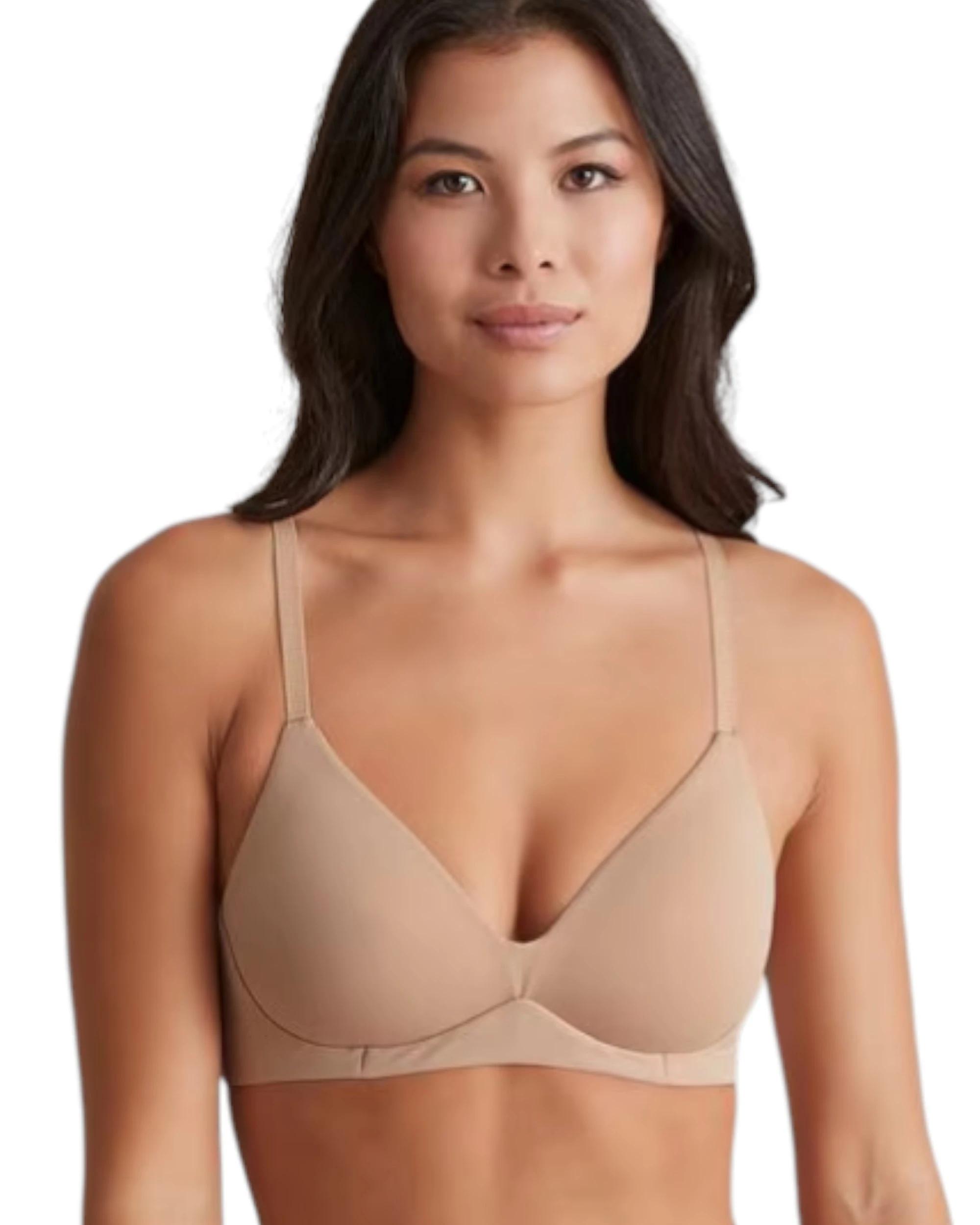 4 Be By Berlei Womens Contour Wirefree T-Shirt Nude Bra NUDE, 4 of 8