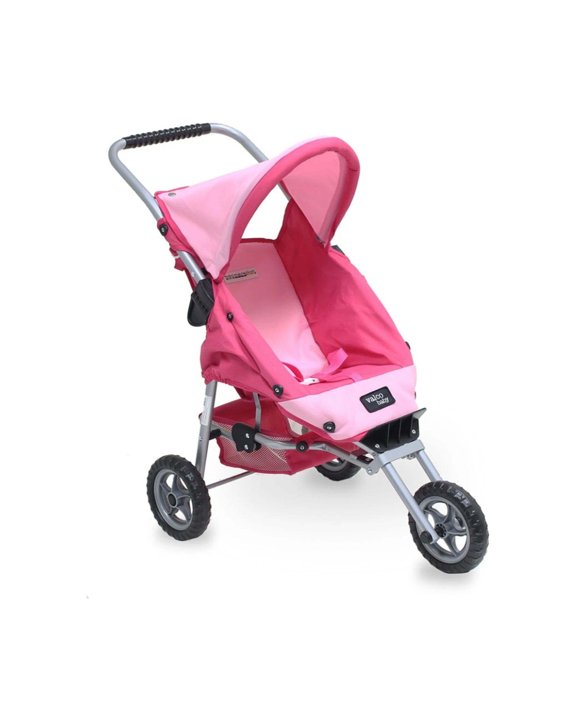 3 JustLikeMum Mini Marathon Doll Stroller Foldable Realistic Design Safety 3y - Pink, 3 of 8