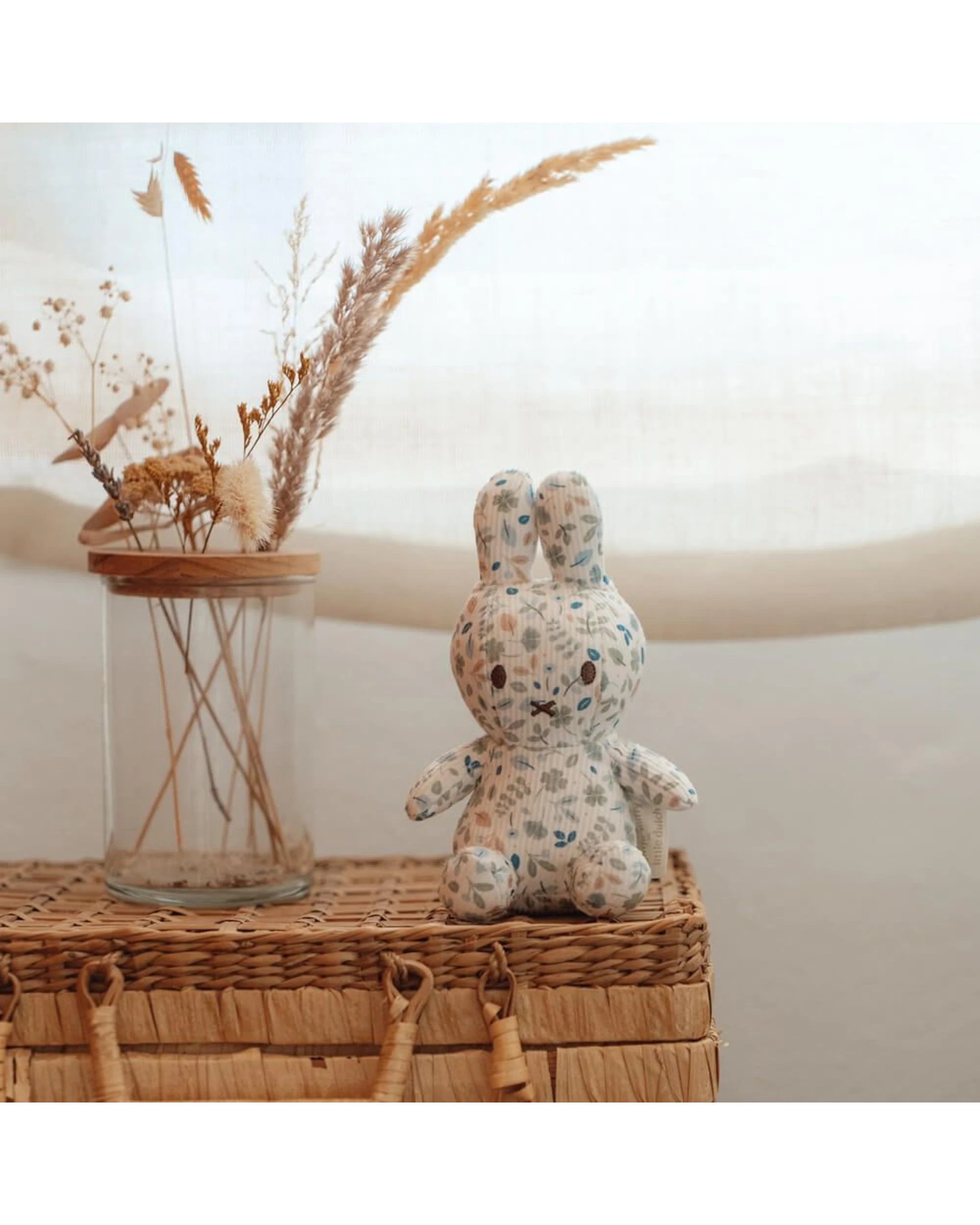 3 Miffy Lucky Leaves All Over Print Soft Toy 15cm Mini Plush, 3 of 5
