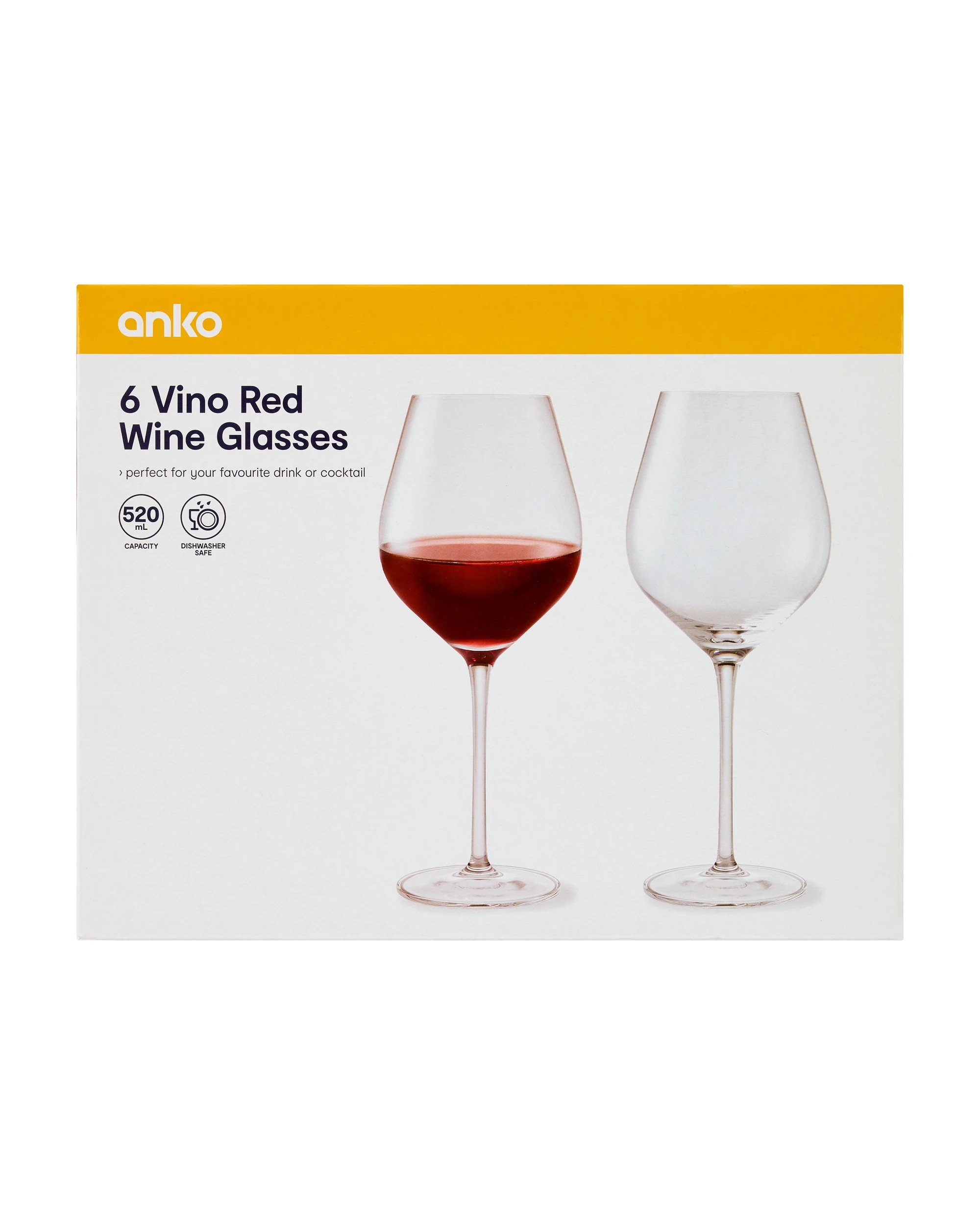 6 6 Vino Red Wine Glasses, 6 of 6