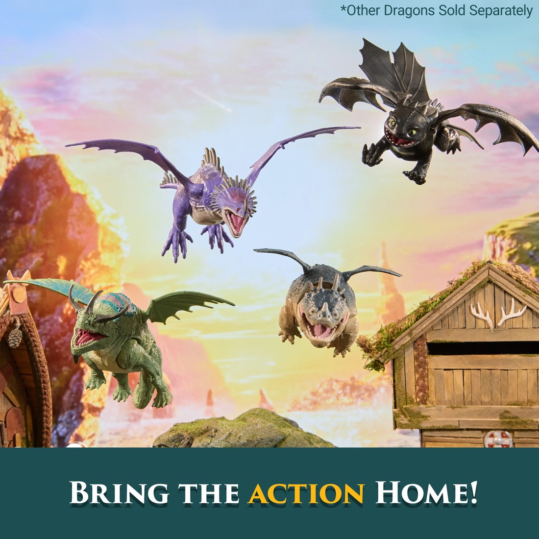 4 How To Train Your Dragon Action Figure - Assorted, 4 of 7