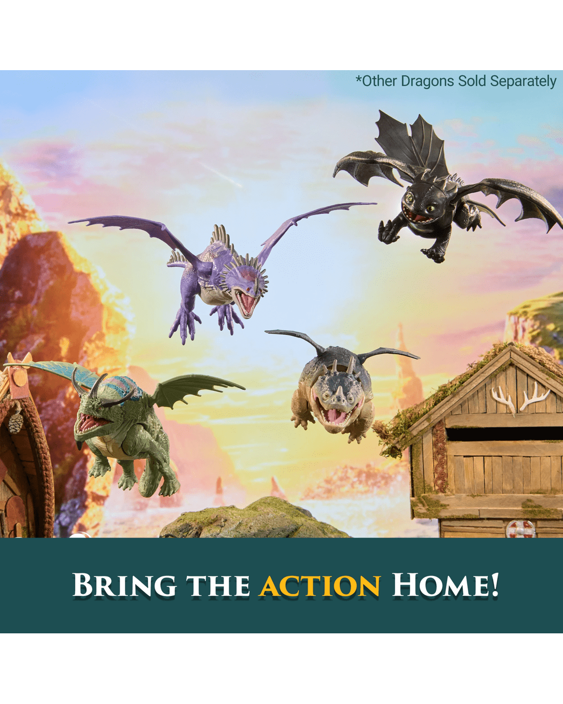 4 How To Train Your Dragon Action Figure - Assorted, 4 of 7