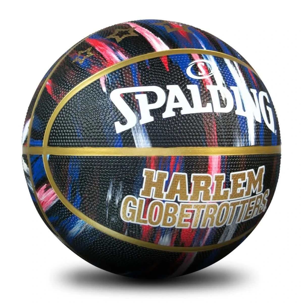 3 Spalding Harlem Globetrotters Marble Series Basketball - Size 7, 3 of 3