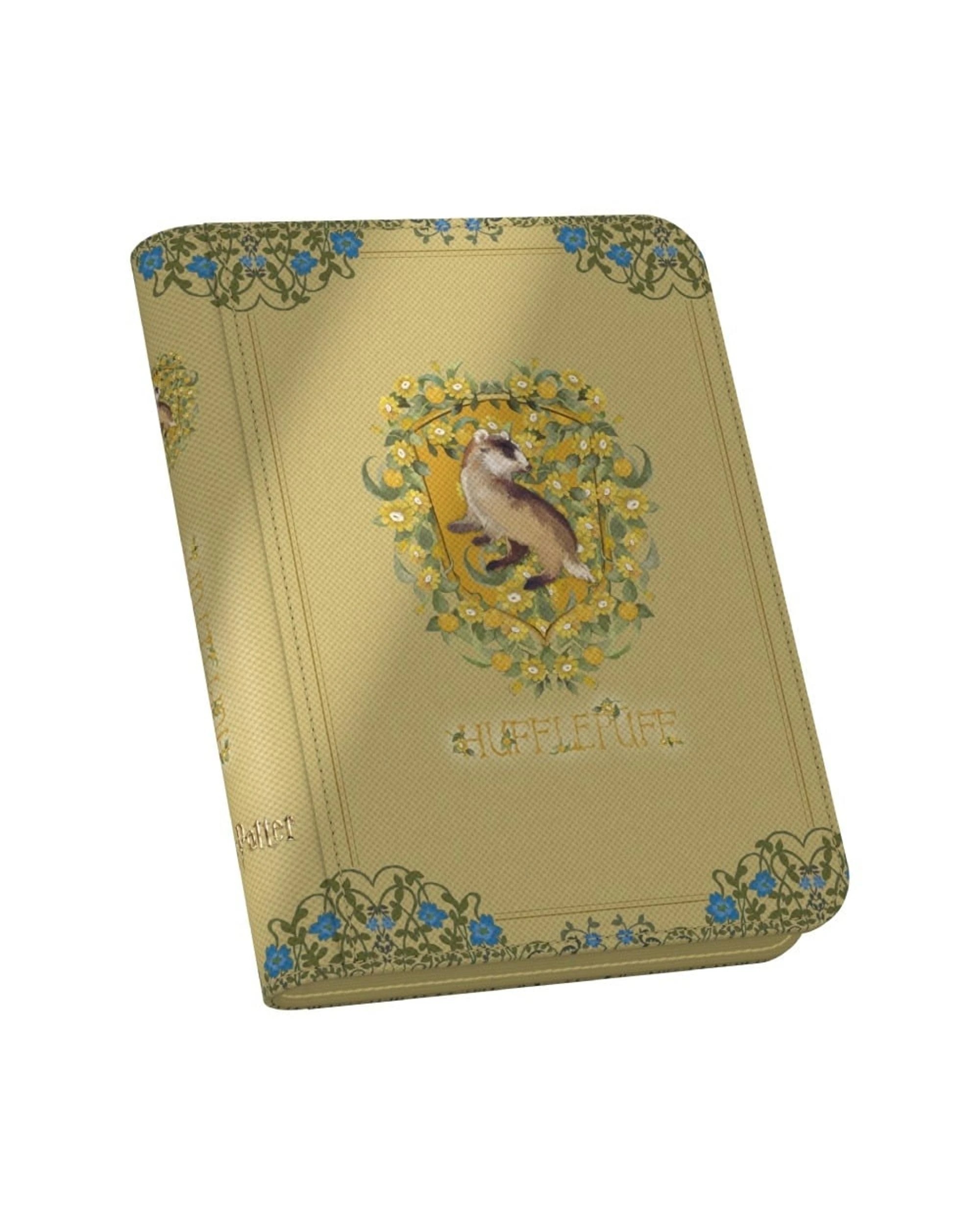 1 Ultimate Guard Harry Potter Hufflepuff 160 XenoSkin Zipfolio Folder, 1 of 4