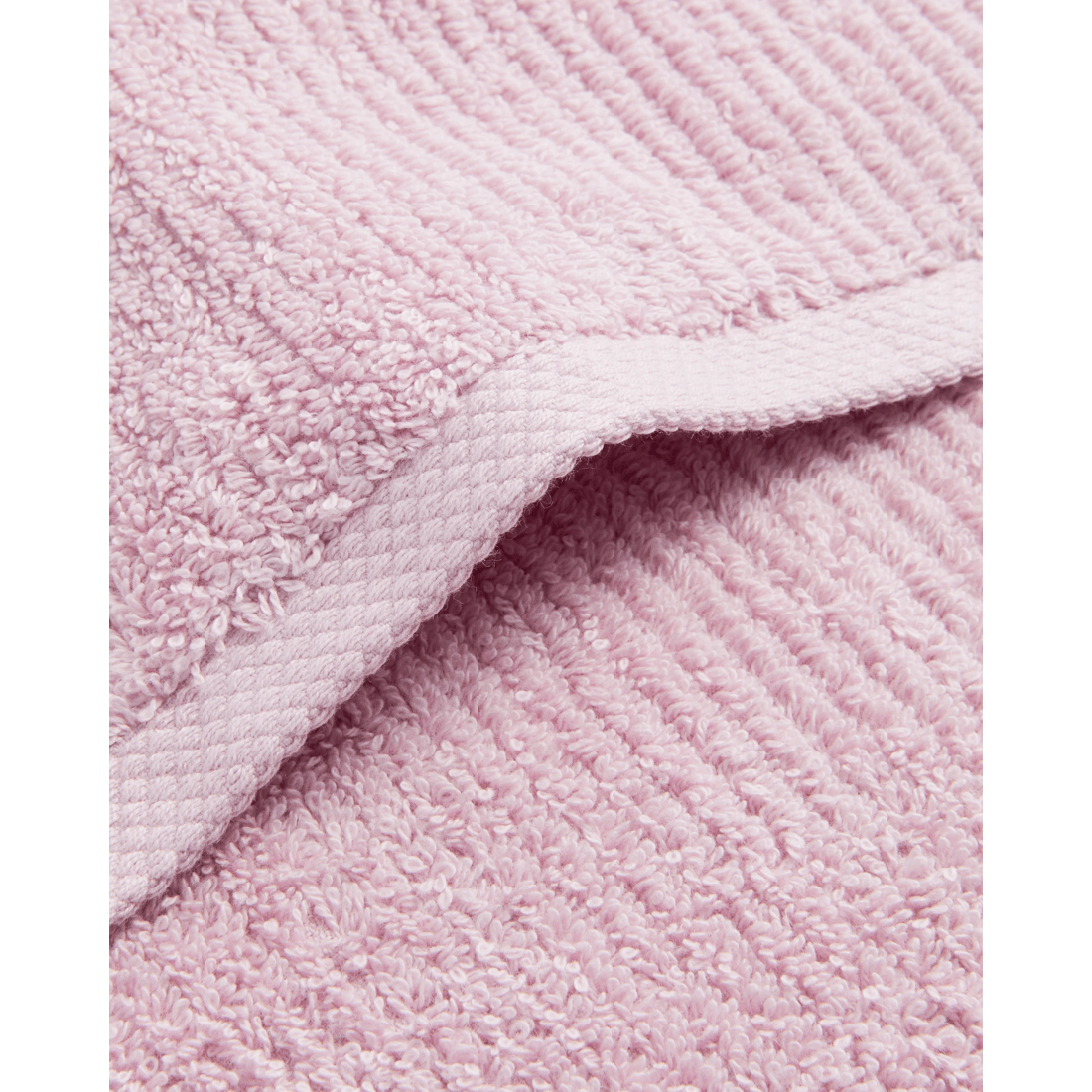 2 Target Australian Cotton Ribbed Face Washer - Piper
 - Pink, 2 of 3