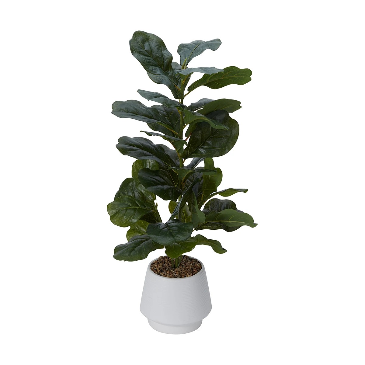 2 Artificial Fiddle Leaf in Pot, 2 of 8
