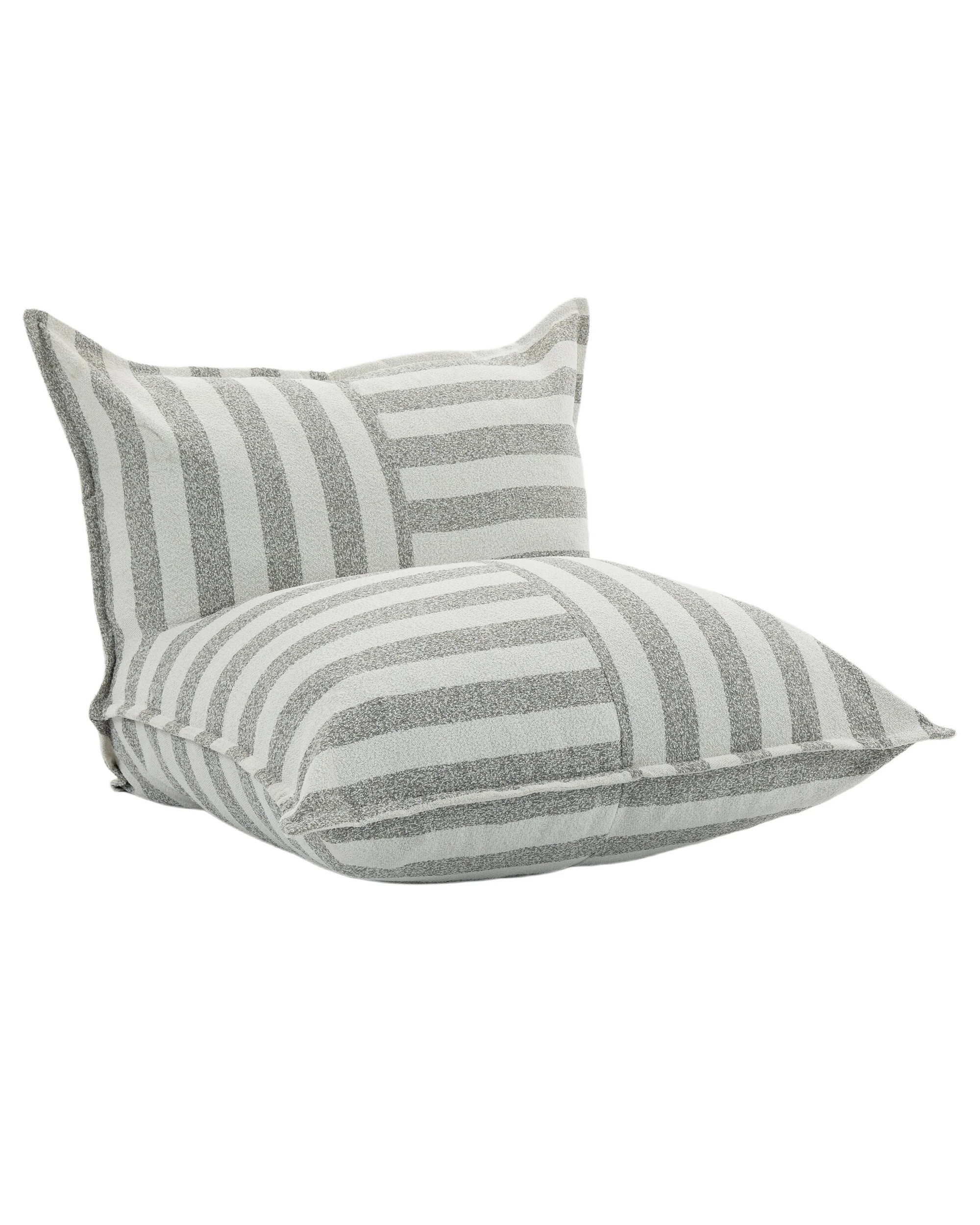 1 IHOMDEC L-Shape Outdoor Boucle Compression Sofa Grey&White - Multi, 1 of 9
